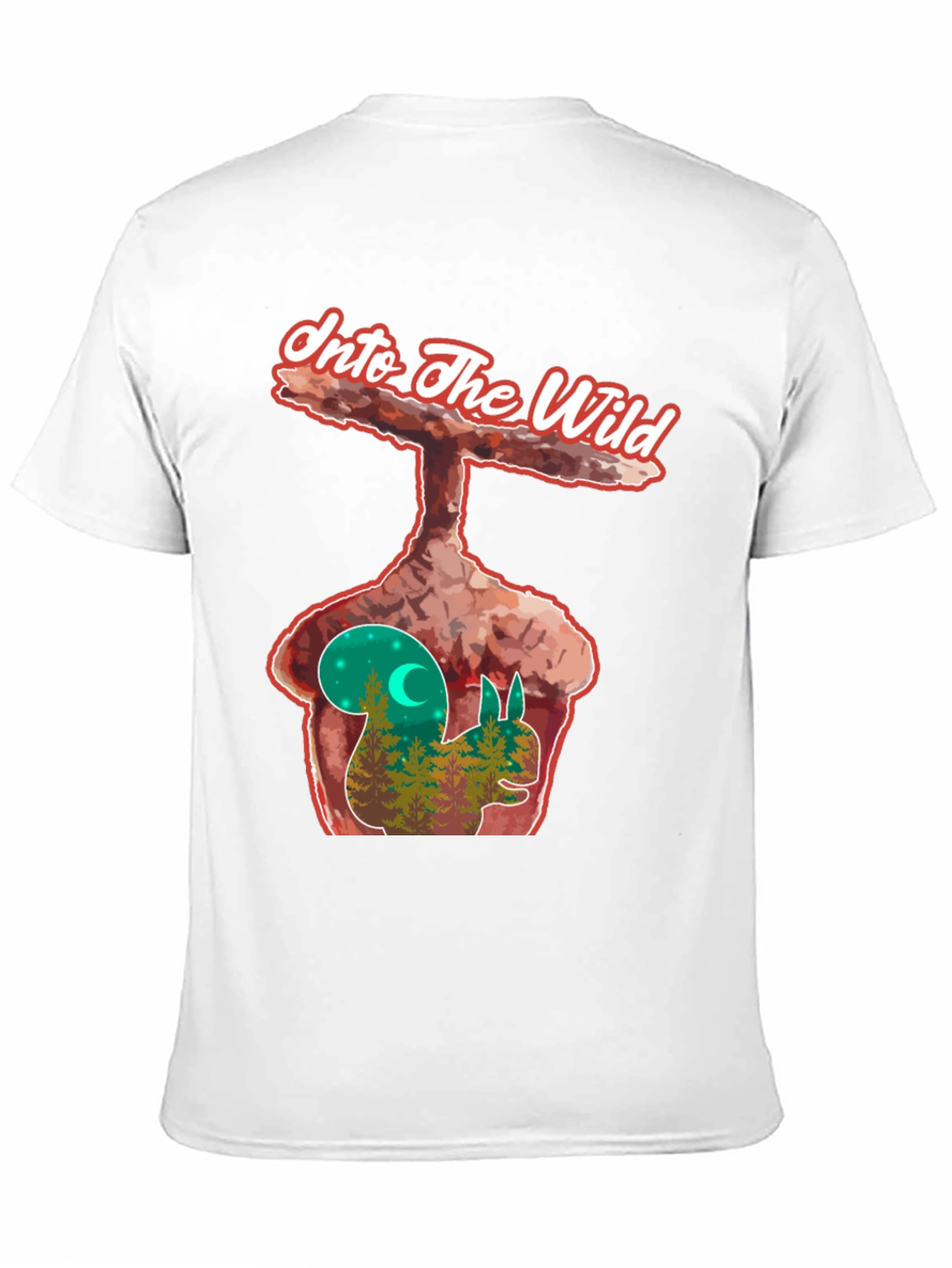 Into the Wild Squirrel Graphic Tee