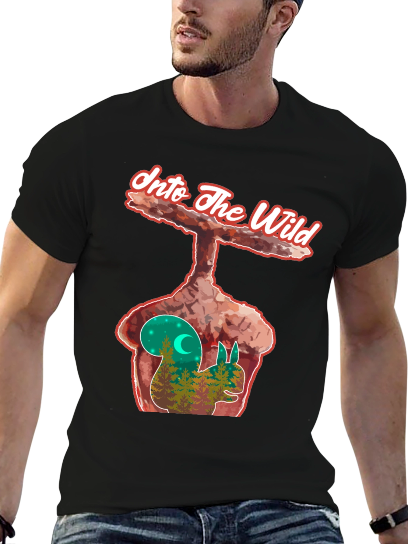 Into the Wild Squirrel Graphic Tee