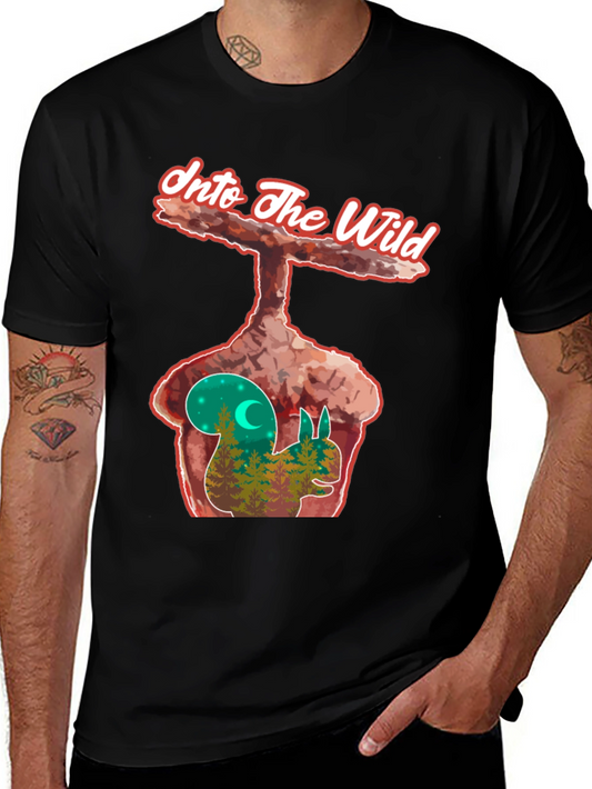 Into the Wild Squirrel Graphic Tee