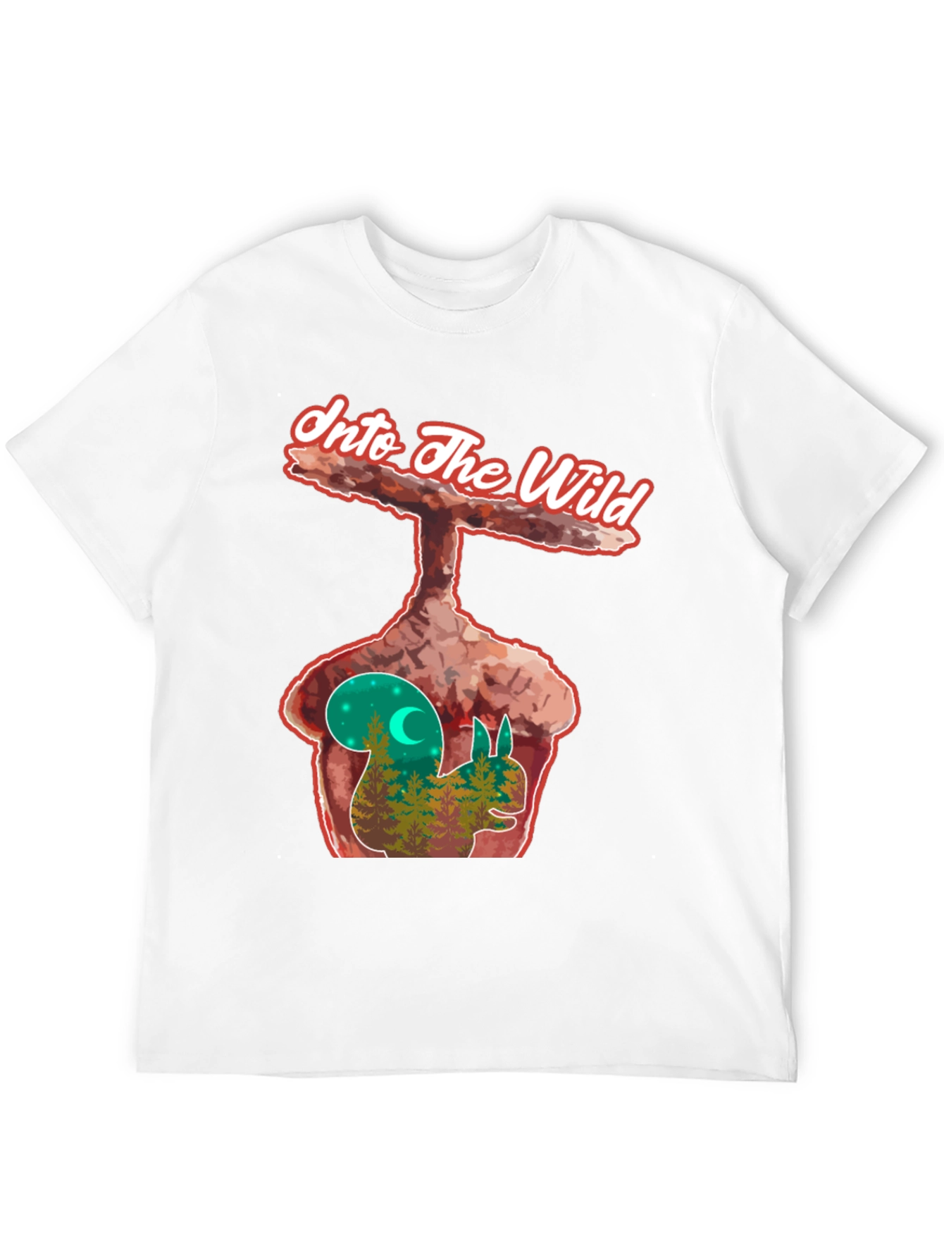 Into the Wild Squirrel Graphic Tee