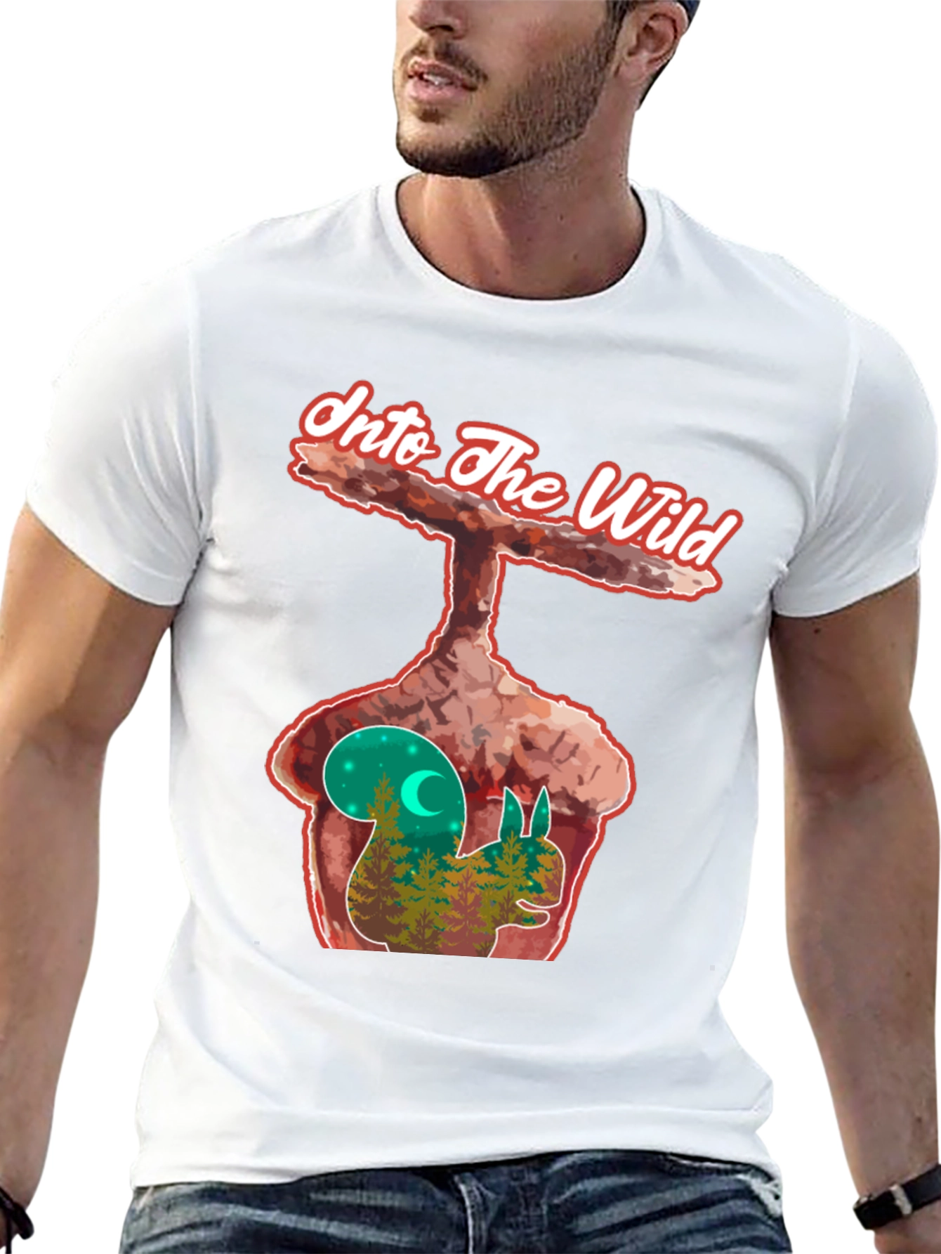 Into the Wild Squirrel Graphic Tee