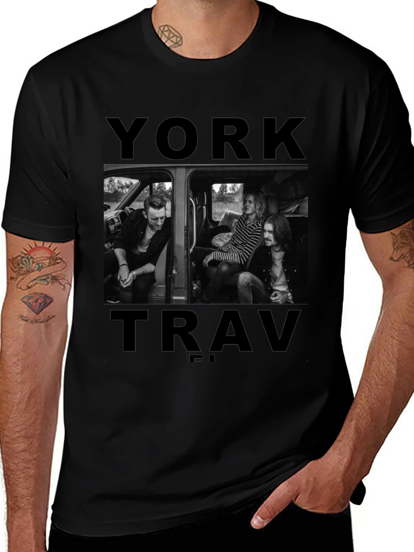 York Trav T-Shirt: Stylish Band Tee