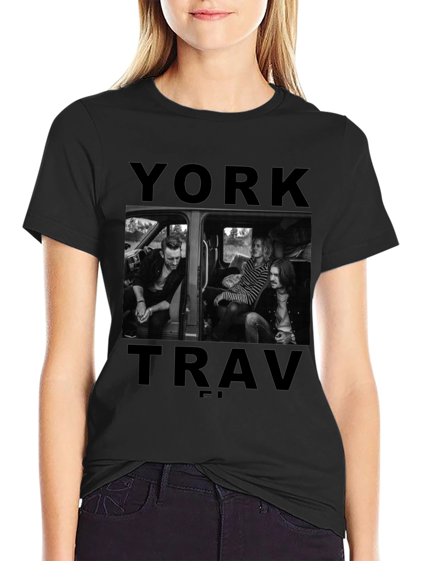 York Trav T-Shirt: Stylish Band Tee