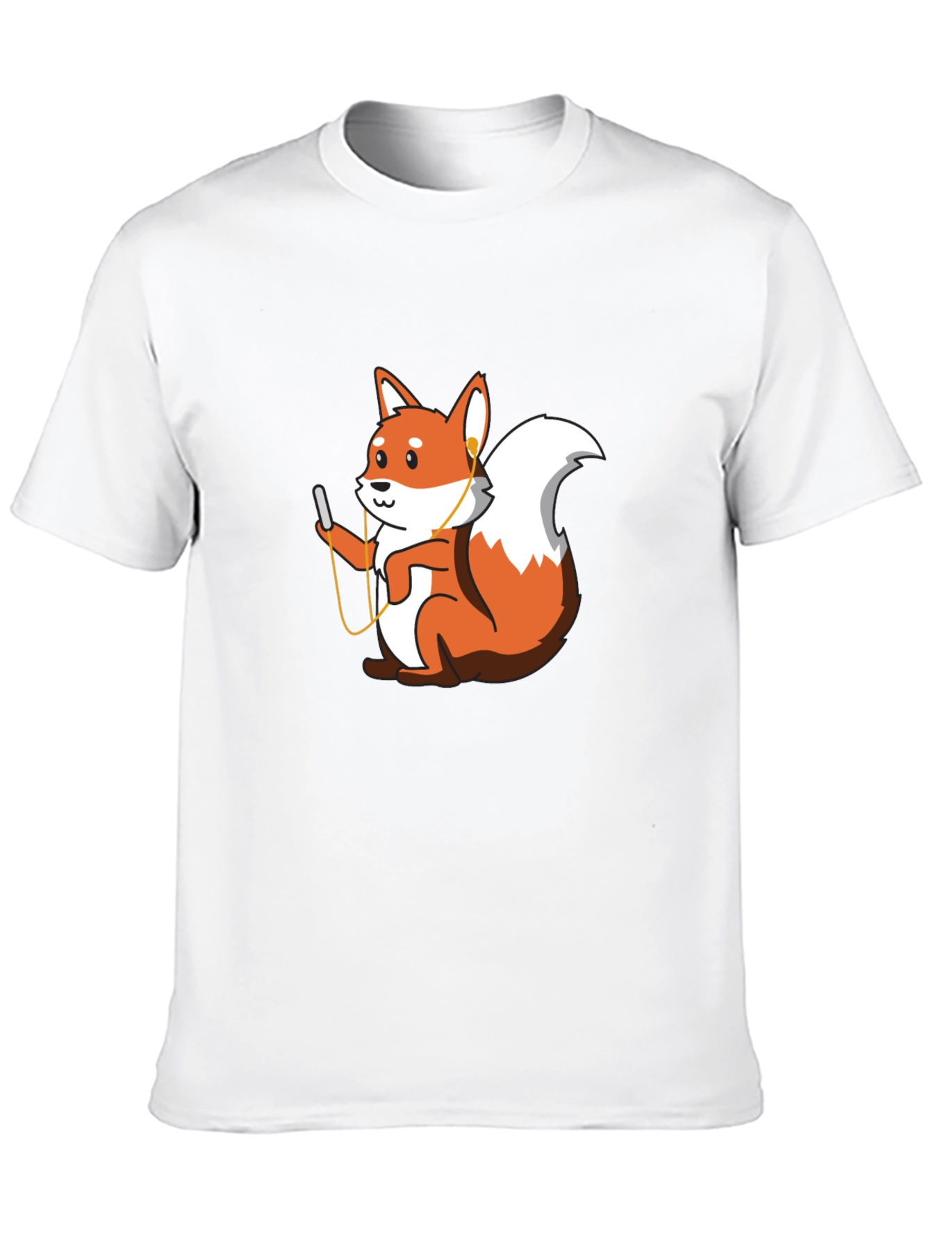 Fox Music Lover Graphic T-Shirt
