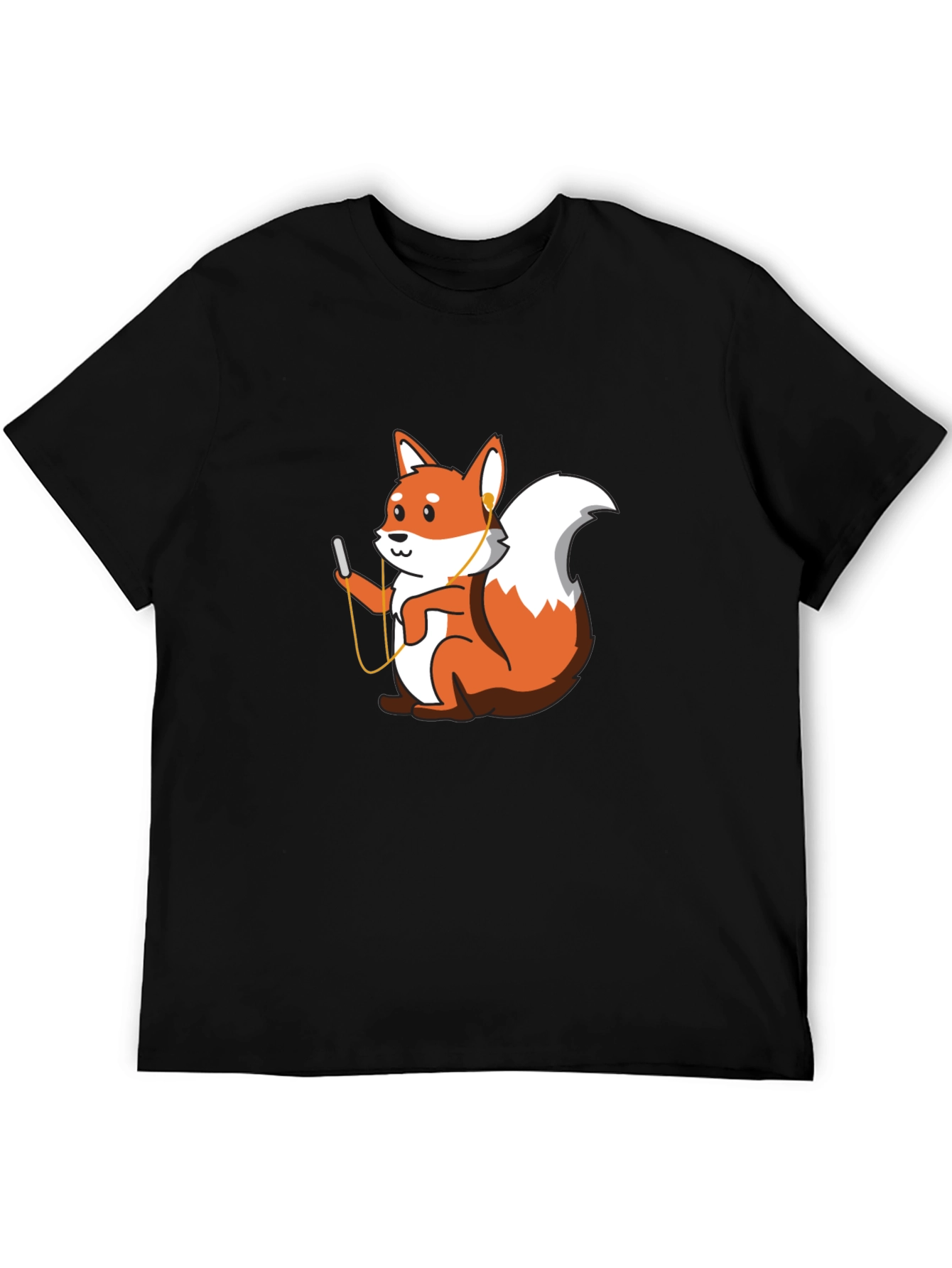 Fox Music Lover Graphic T-Shirt