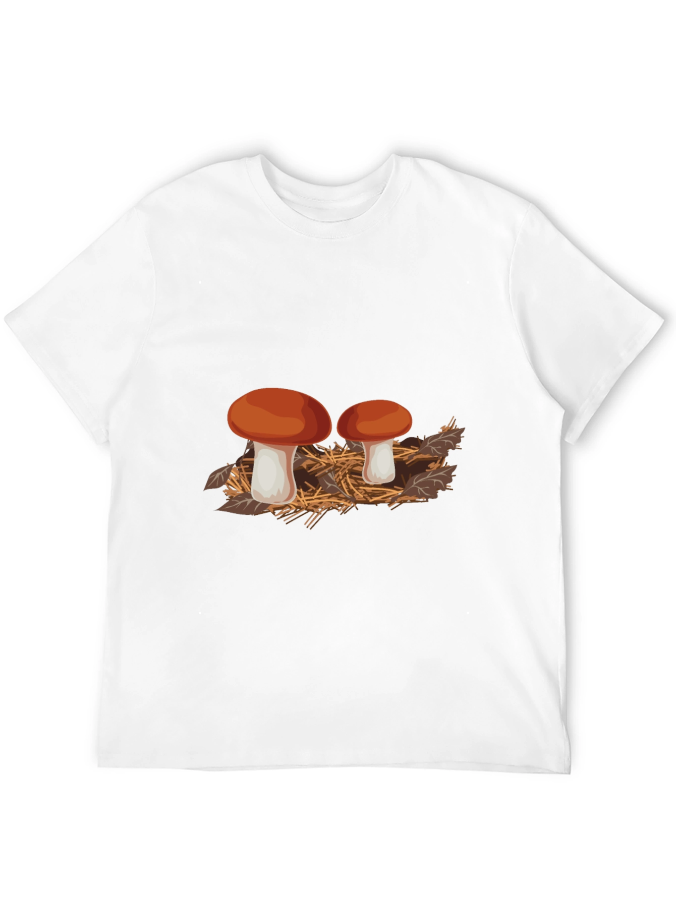 Mushroom Graphic Black T-Shirt