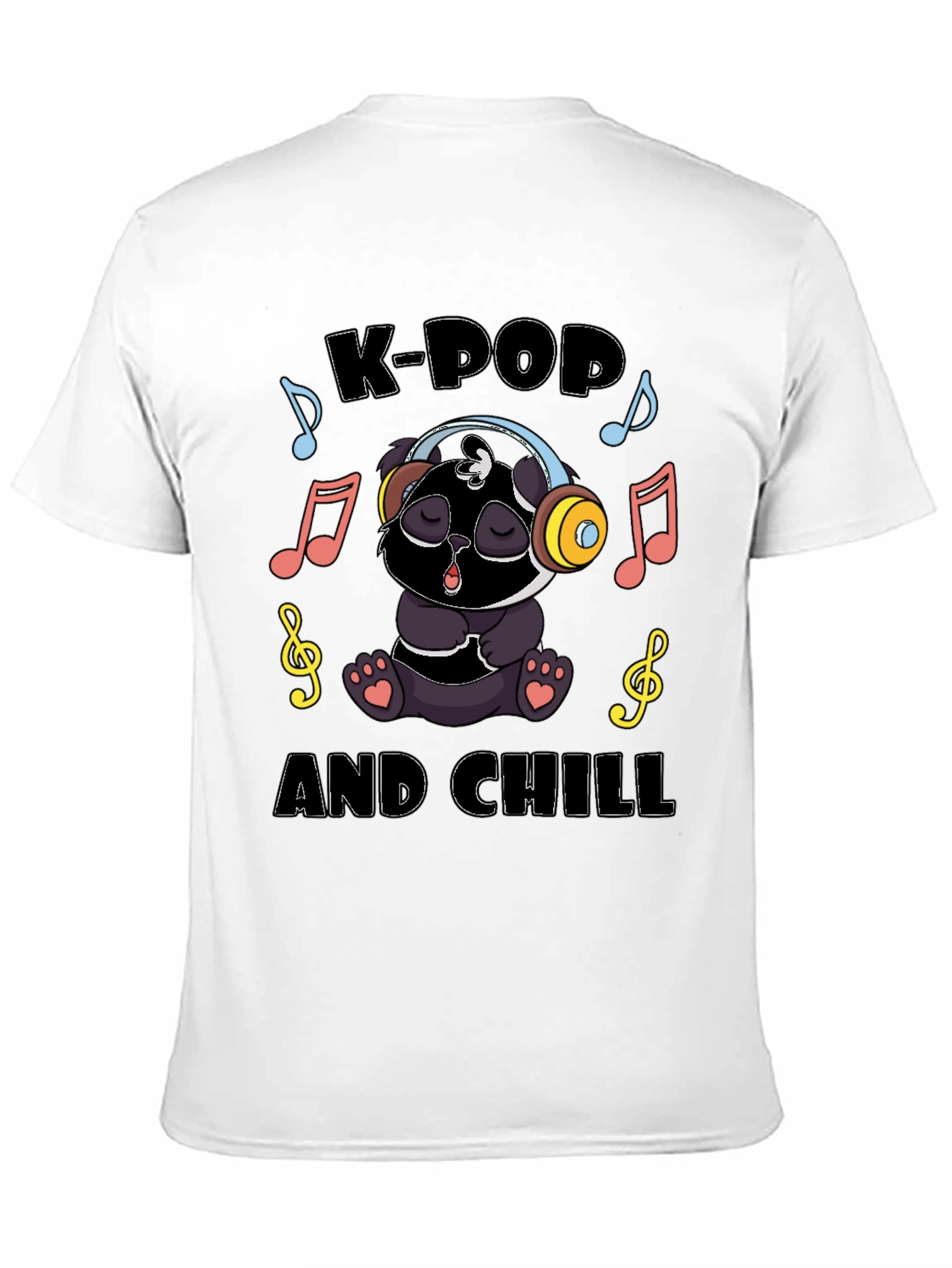 K-Pop and Chill Panda T-Shirt