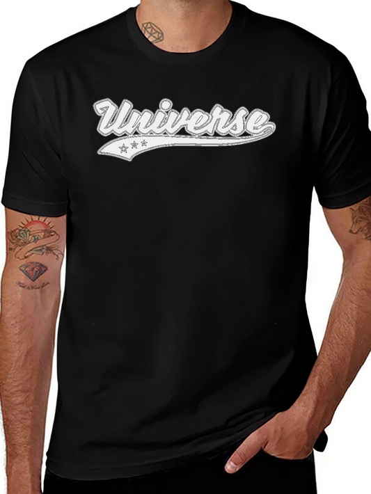 Universe Graphic Black T-Shirt