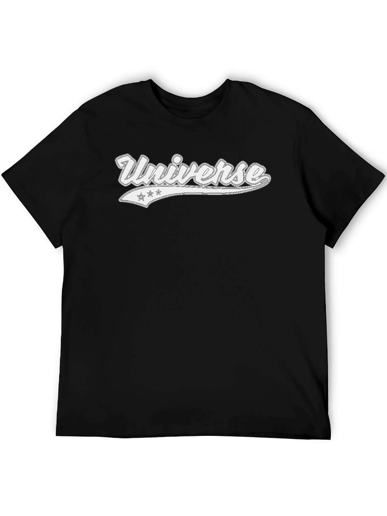 Universe Graphic Black T-Shirt