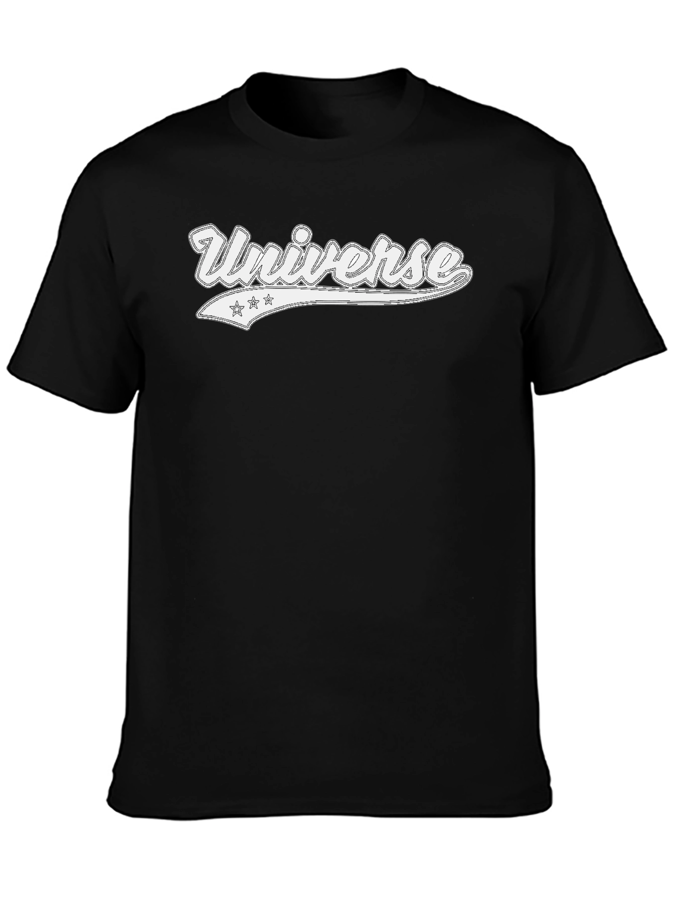 Universe Graphic Black T-Shirt