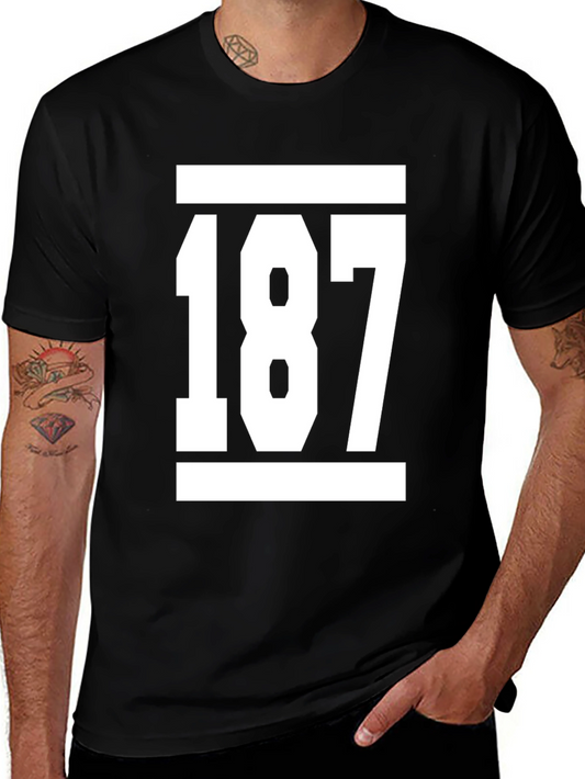 187 Graphic Tee - Black T-Shirt