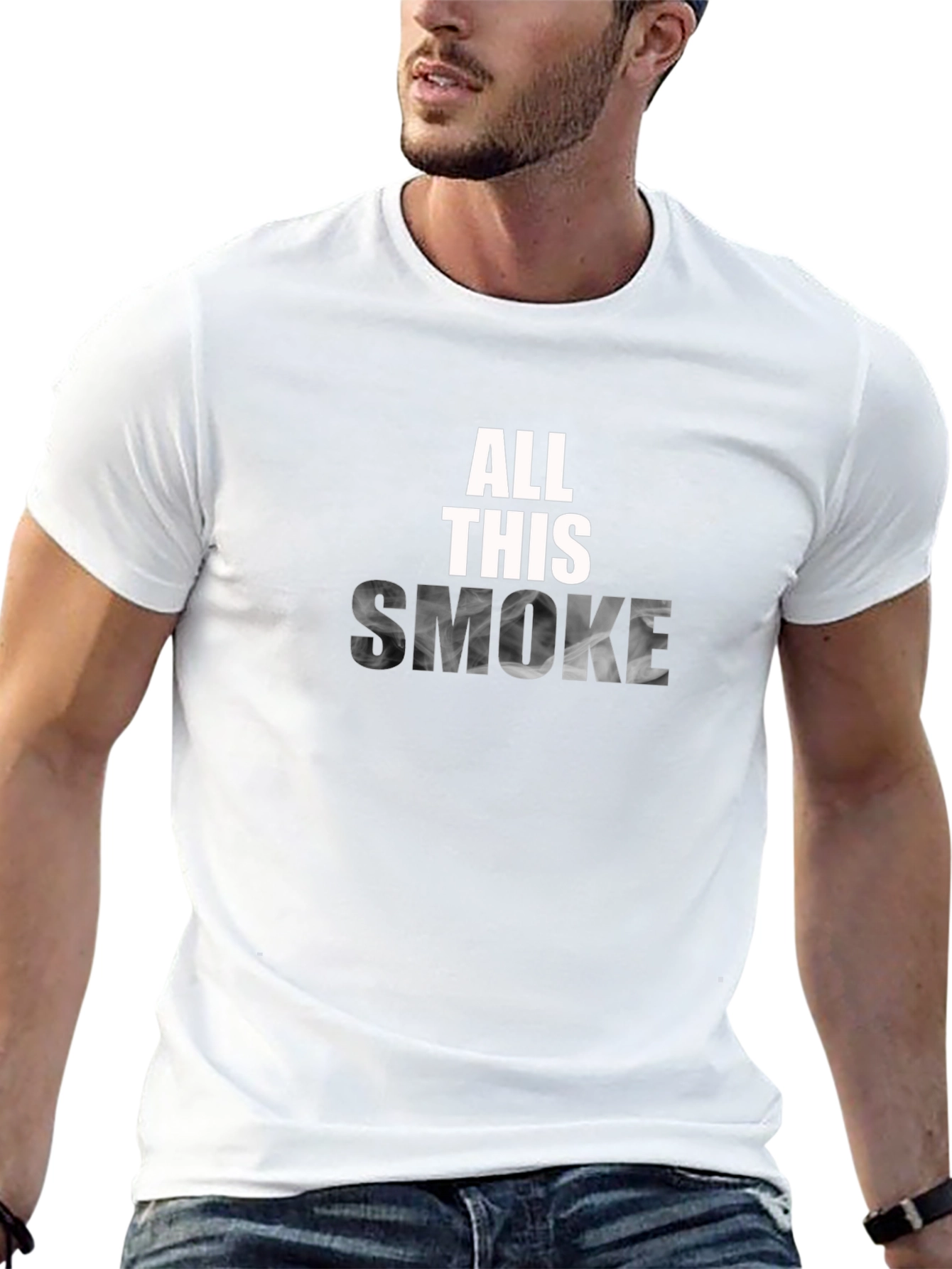 All This Smoke Graphic T-Shirt
