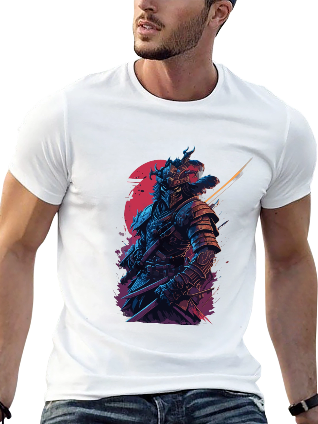 Samurai Warrior T-Shirt - Unique Graphic Tee