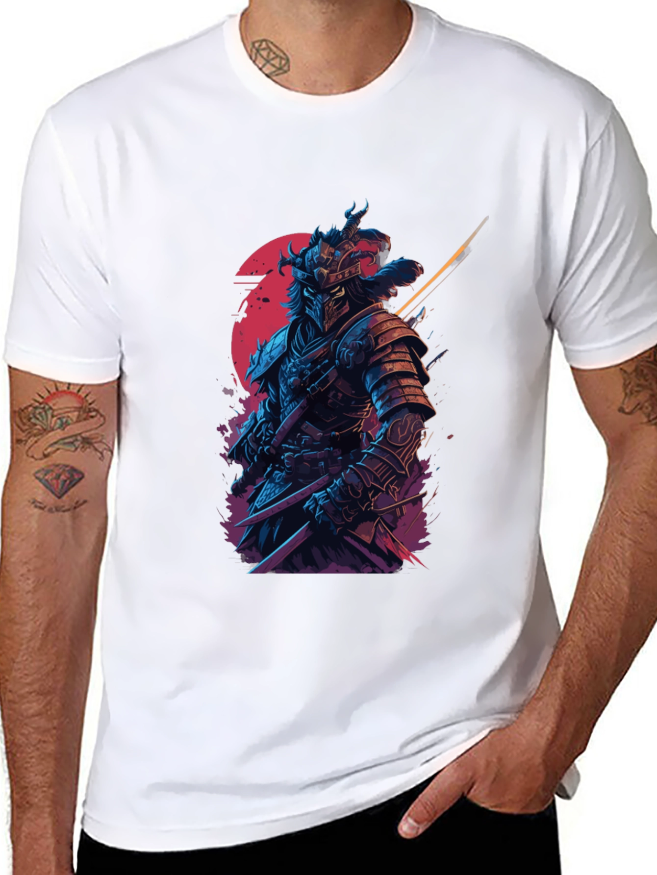 Samurai Warrior T-Shirt - Unique Graphic Tee