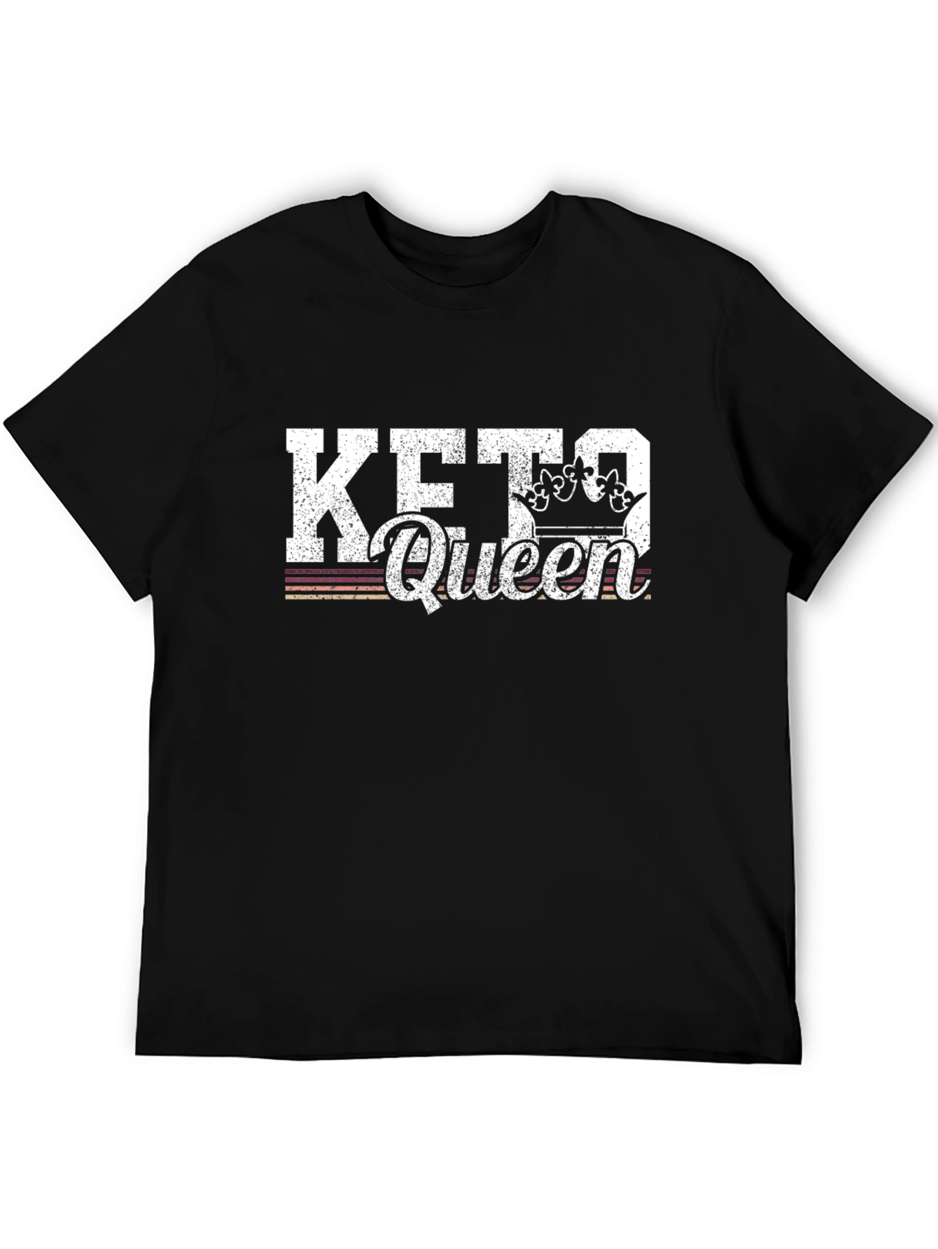 Keto Queen Graphic T-Shirt - Black