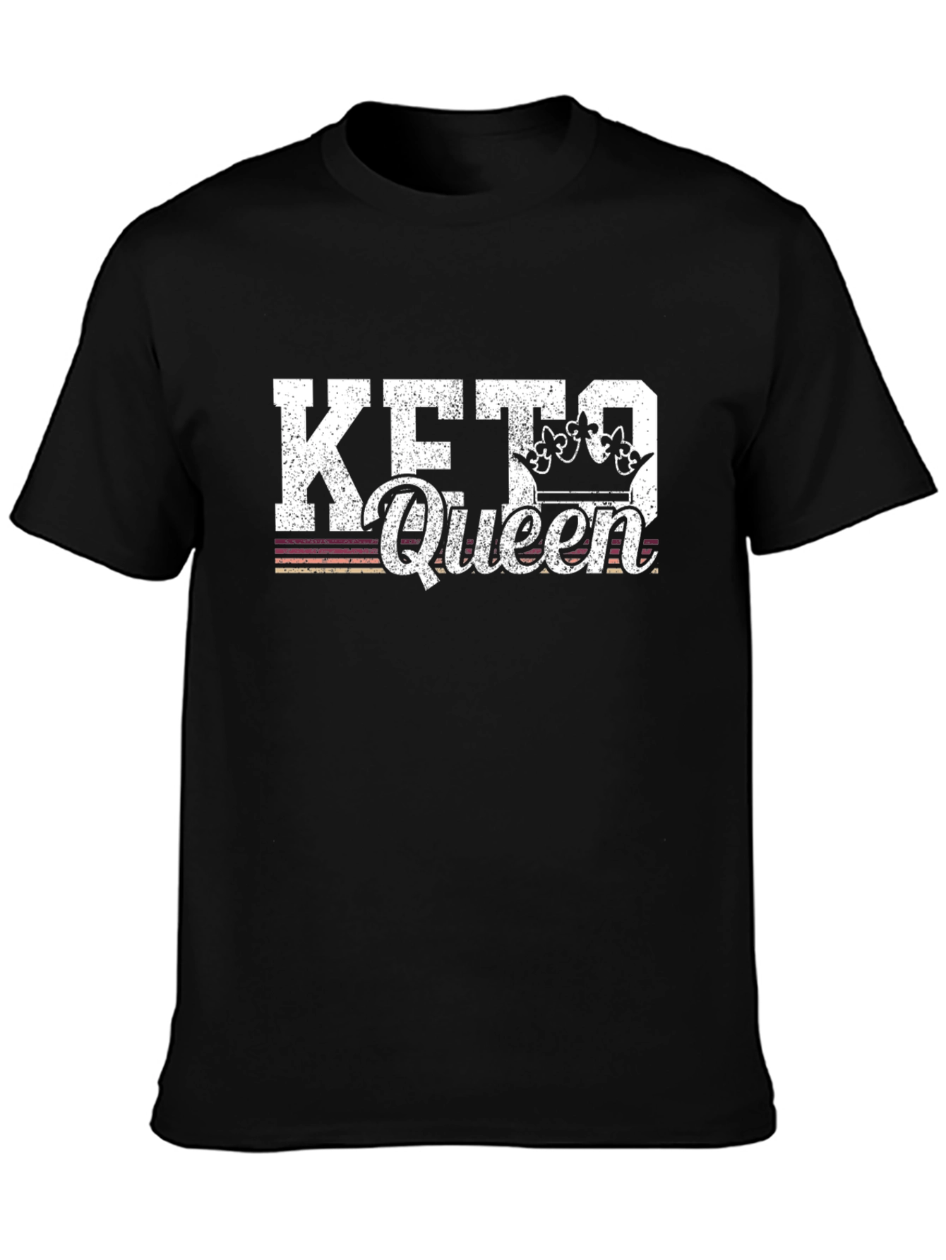 Keto Queen Graphic T-Shirt - Black