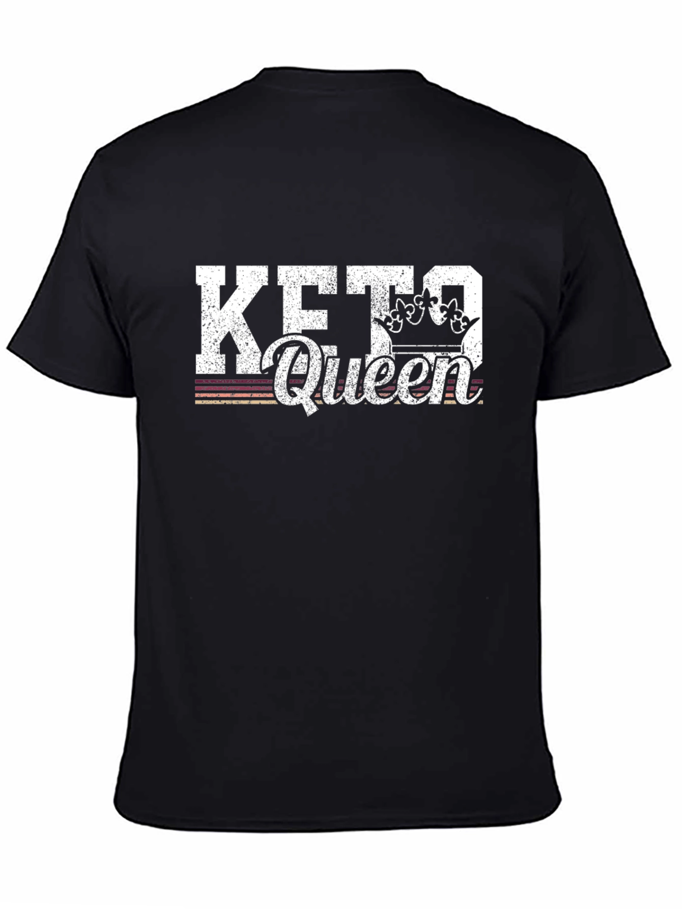 Keto Queen Graphic T-Shirt - Black