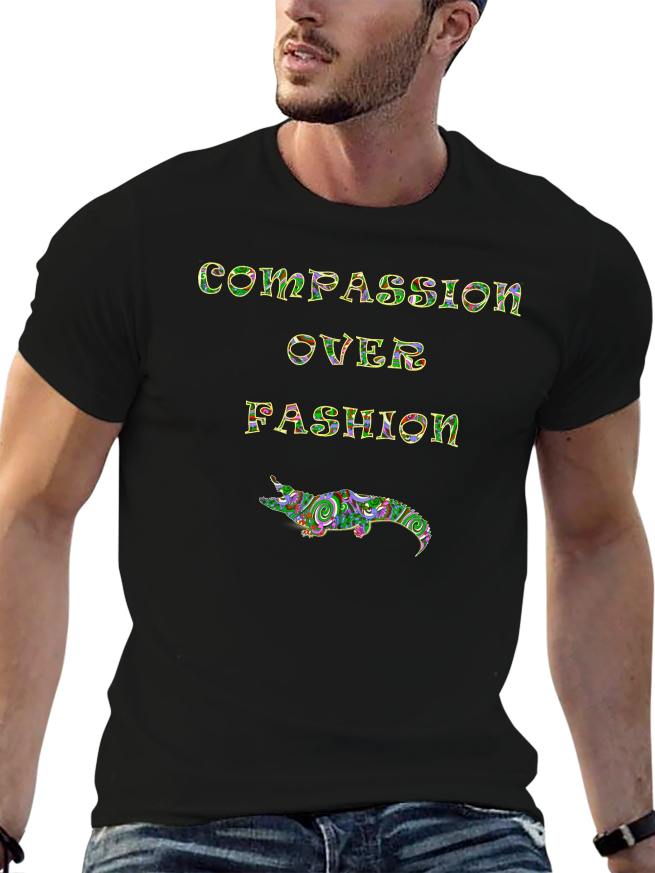 Compassion Over Fashion Graphic Tee