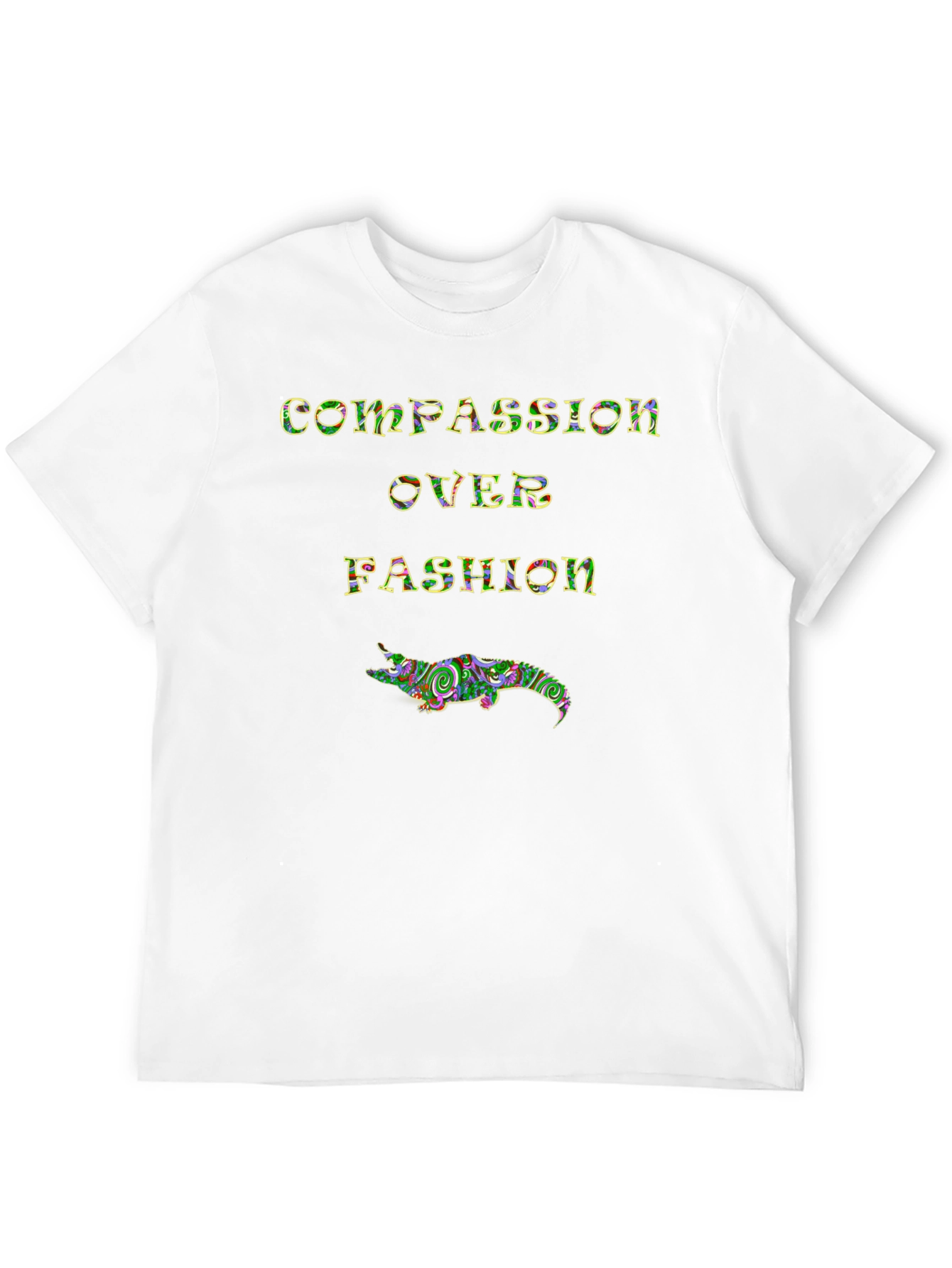 Compassion Over Fashion Graphic Tee