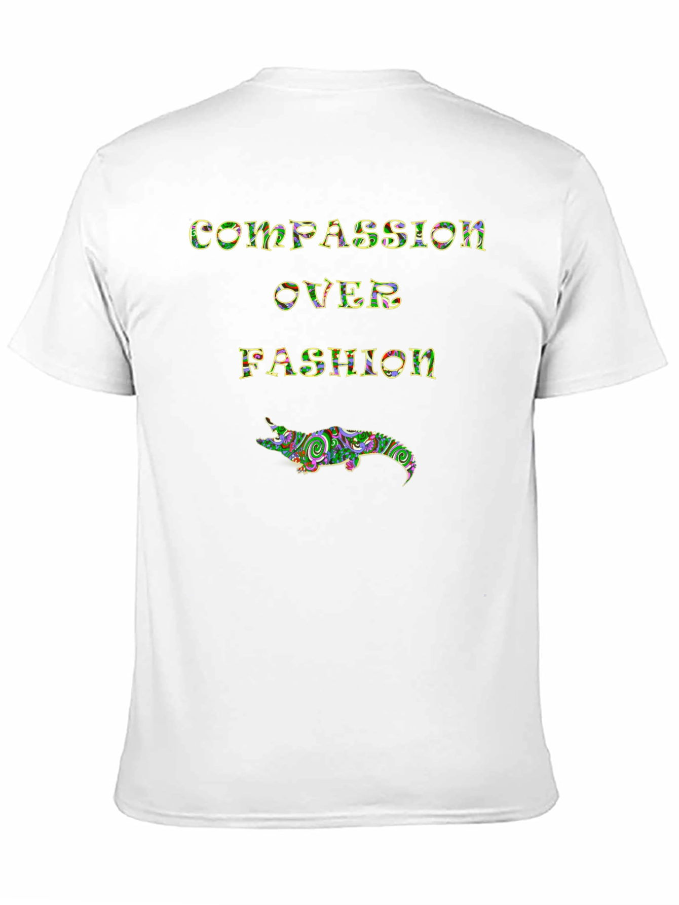 Compassion Over Fashion Graphic Tee
