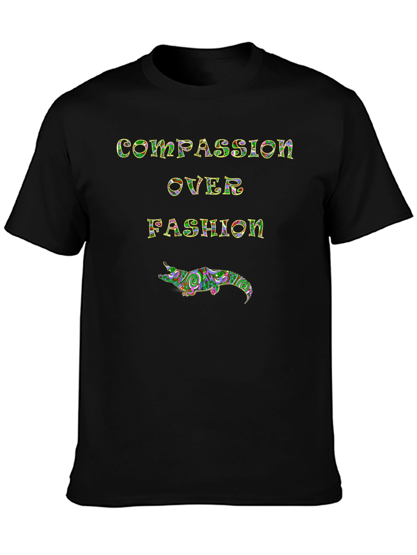 Compassion Over Fashion Graphic Tee