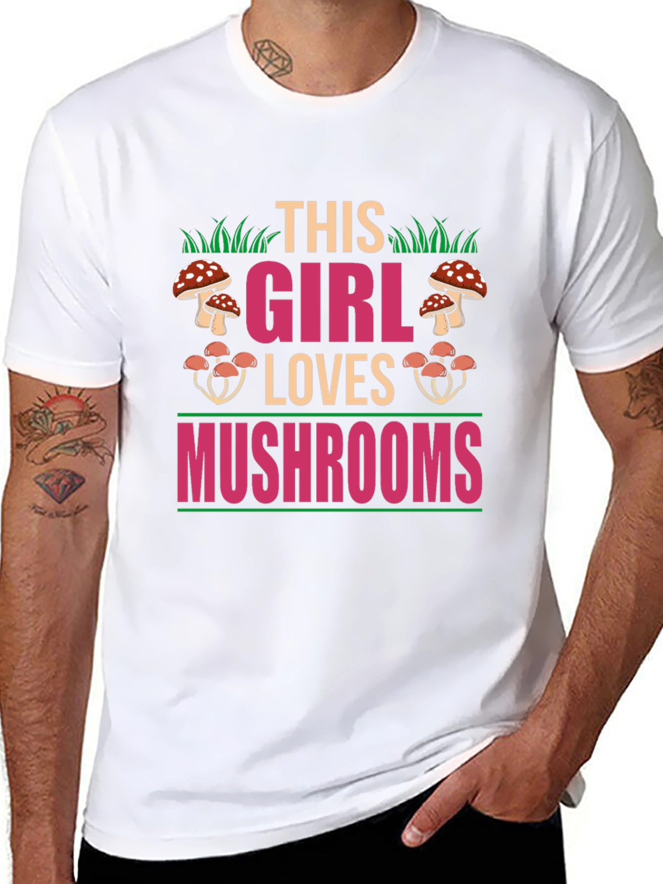 Mushroom Lover Graphic Tee - Womens