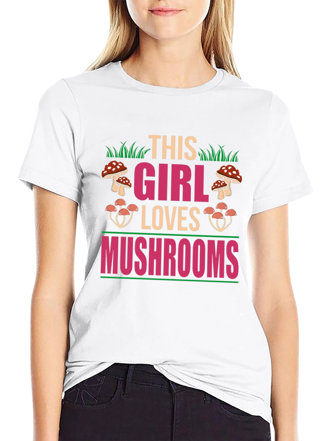 Mushroom Lover Graphic Tee - Womens