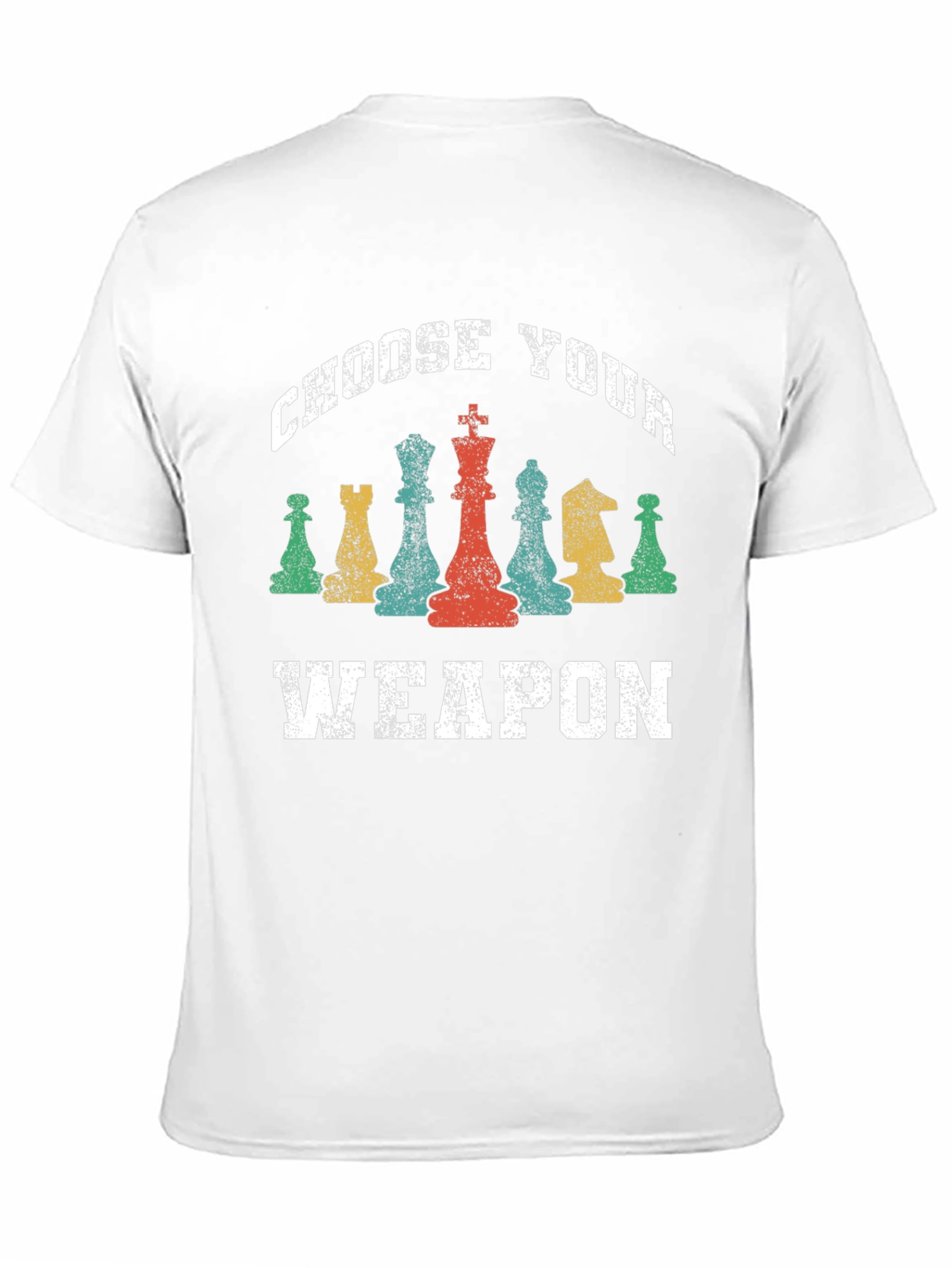 Choose Your Weapon Chess Graphic T-Shirt