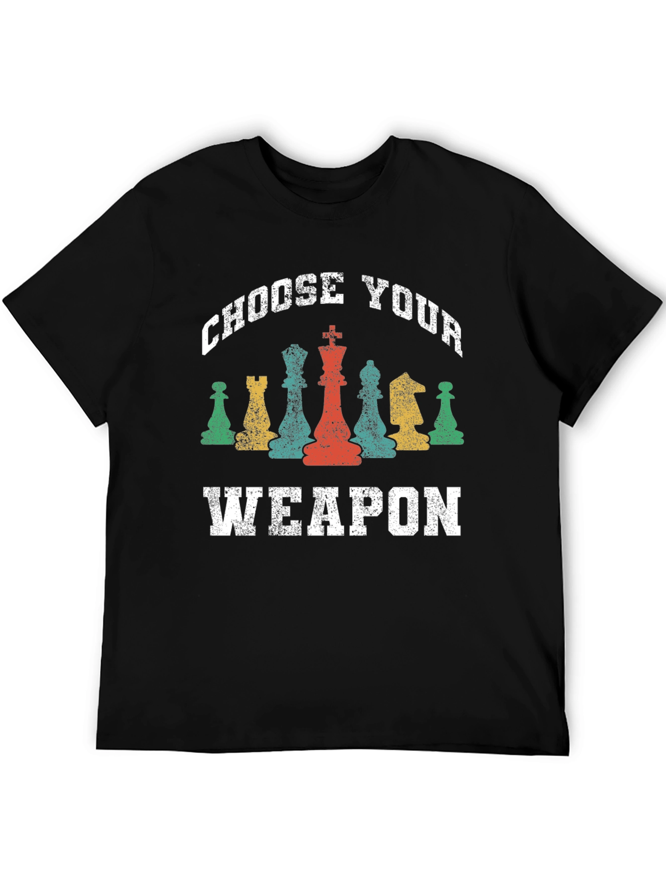 Choose Your Weapon Chess Graphic T-Shirt
