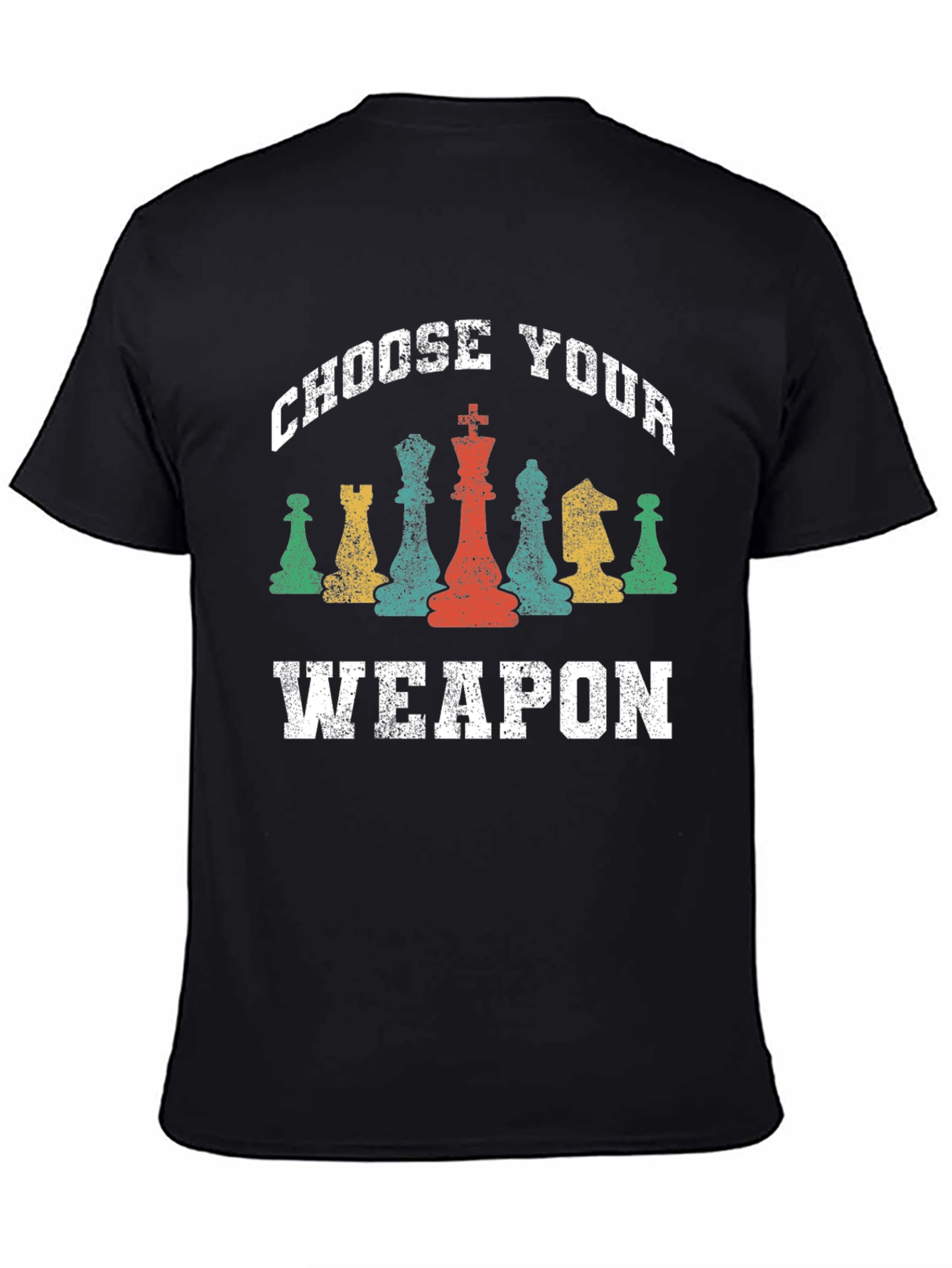 Choose Your Weapon Chess Graphic T-Shirt