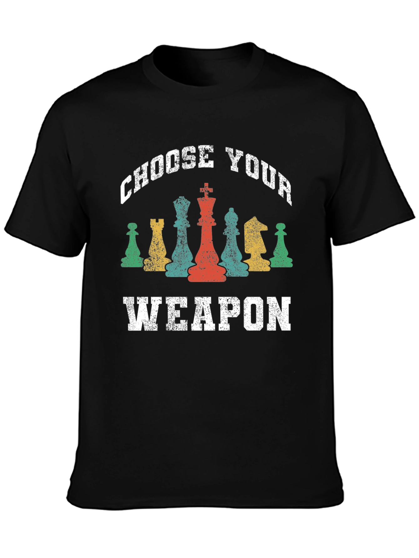 Choose Your Weapon Chess Graphic T-Shirt