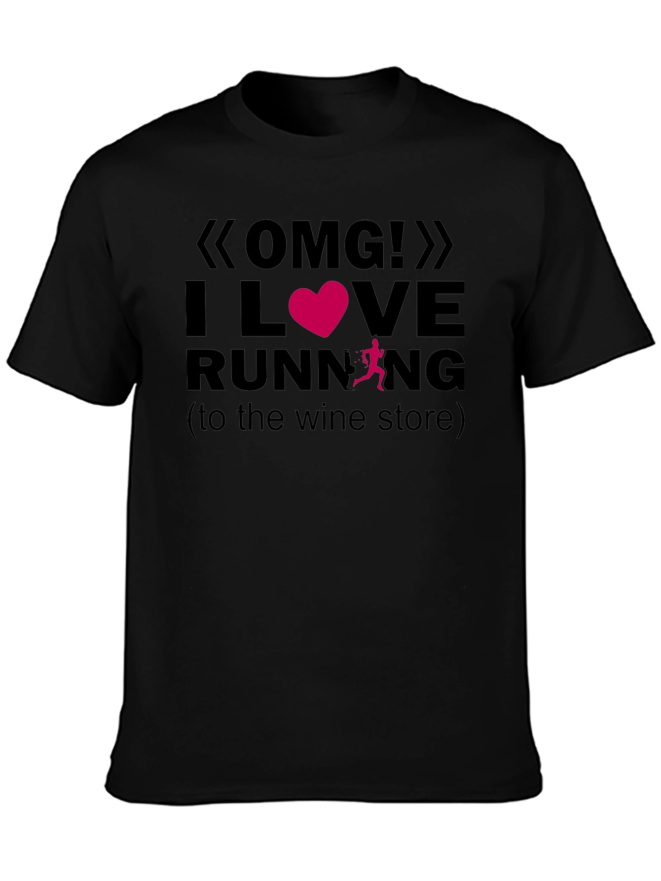 OMG! I Love Running Graphic Tee