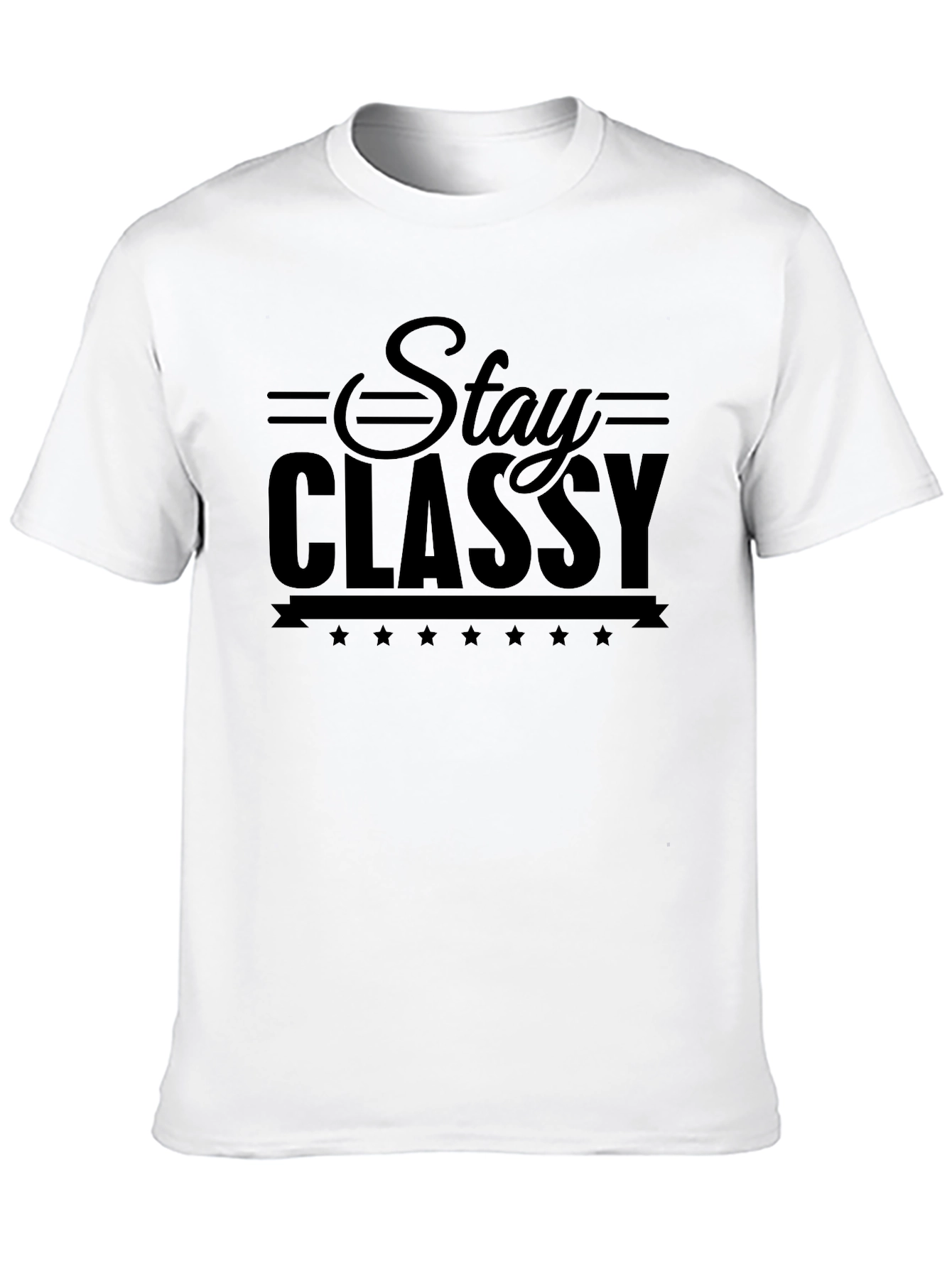 Stay Classy Graphic Tee - Mens Black T-Shirt