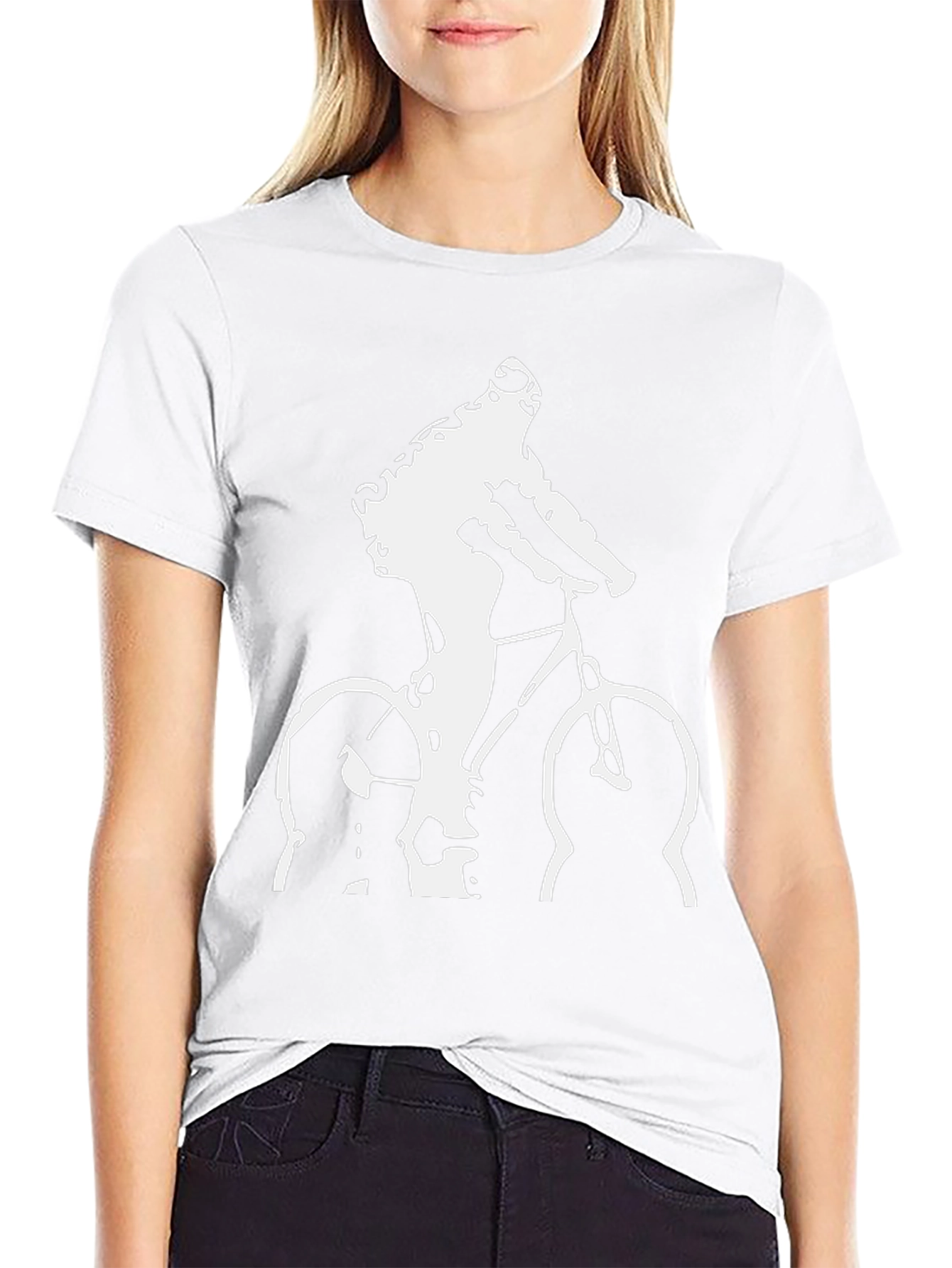 Cyclist Graphic T-Shirt - Black