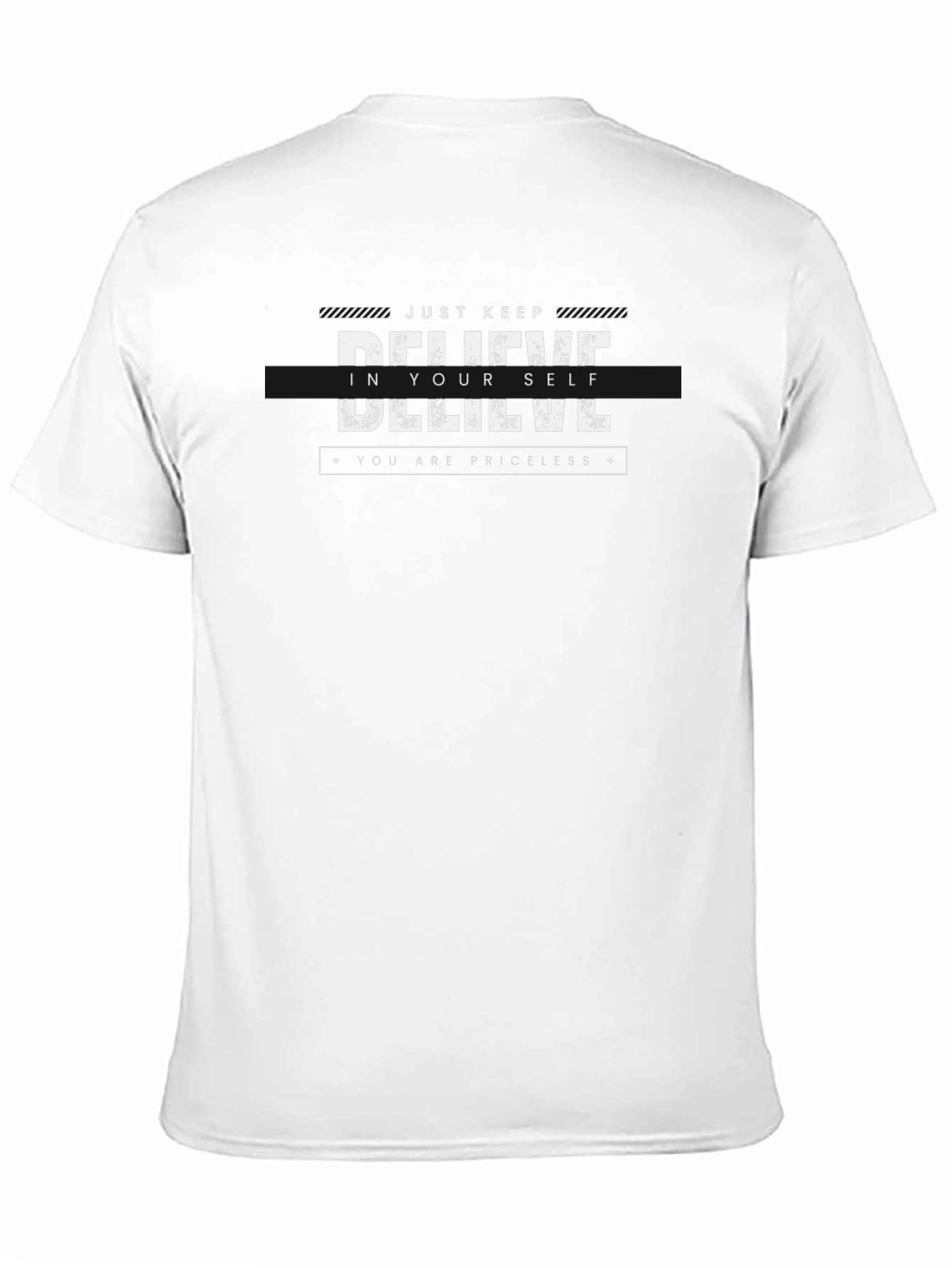 Believe In Yourself Graphic Tee - Black