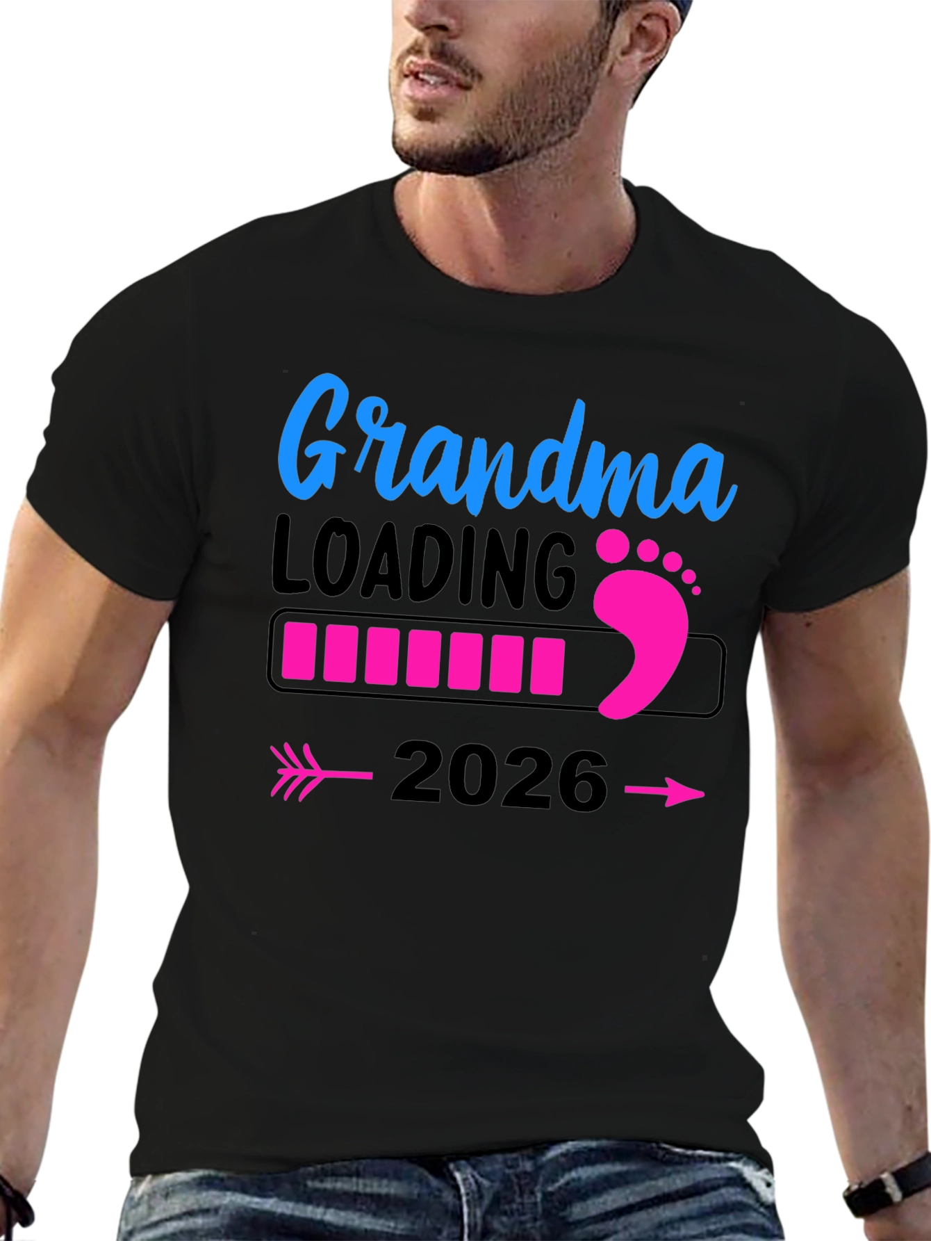 Grandma Loading 2026 T-Shirt Pregnancy Announcement Tee