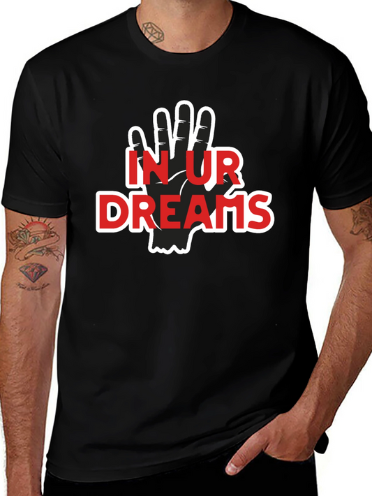 In Ur Dreams T-Shirt Black Cotton Graphic Tee