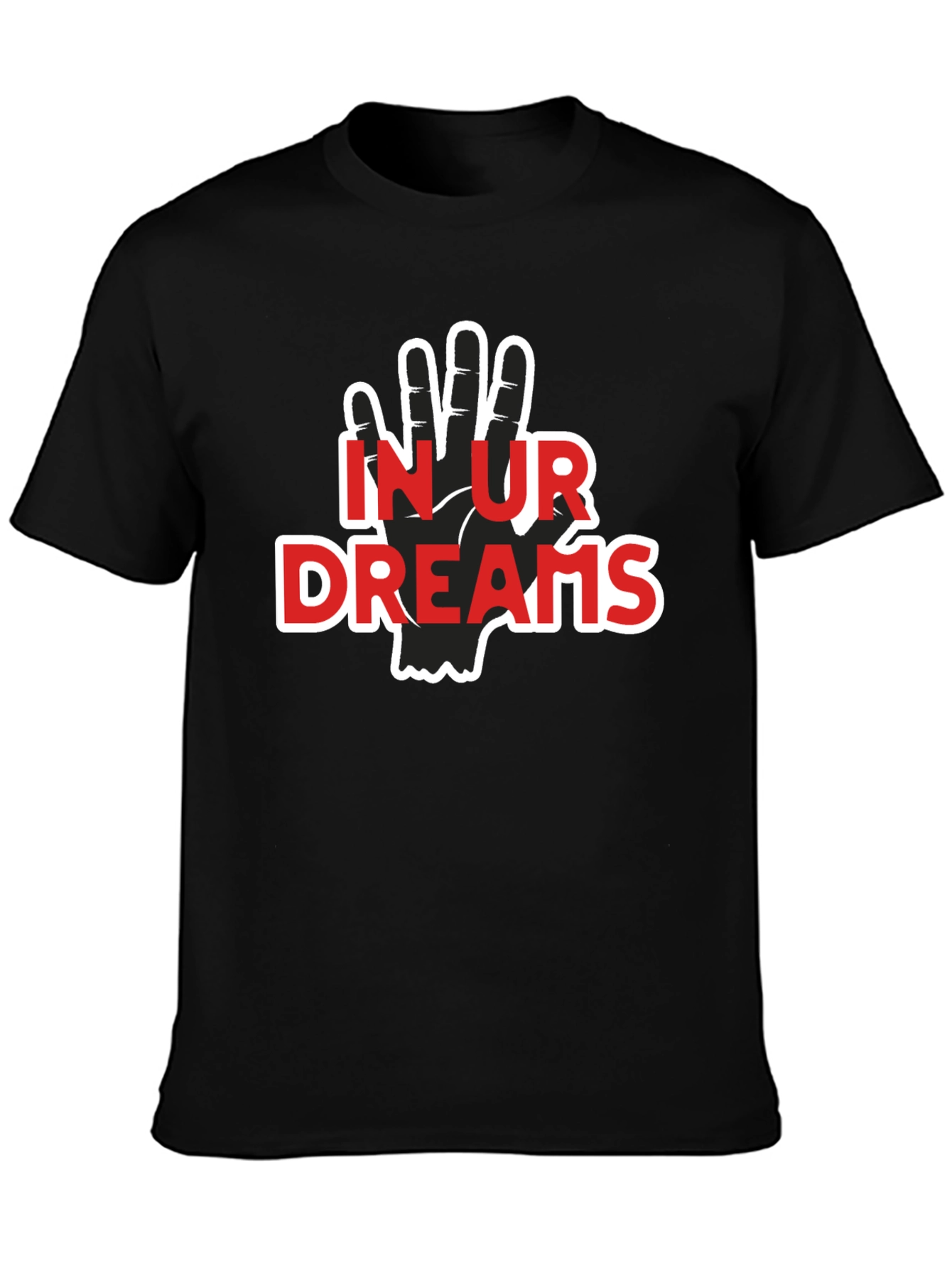 In Ur Dreams T-Shirt Black Cotton Graphic Tee
