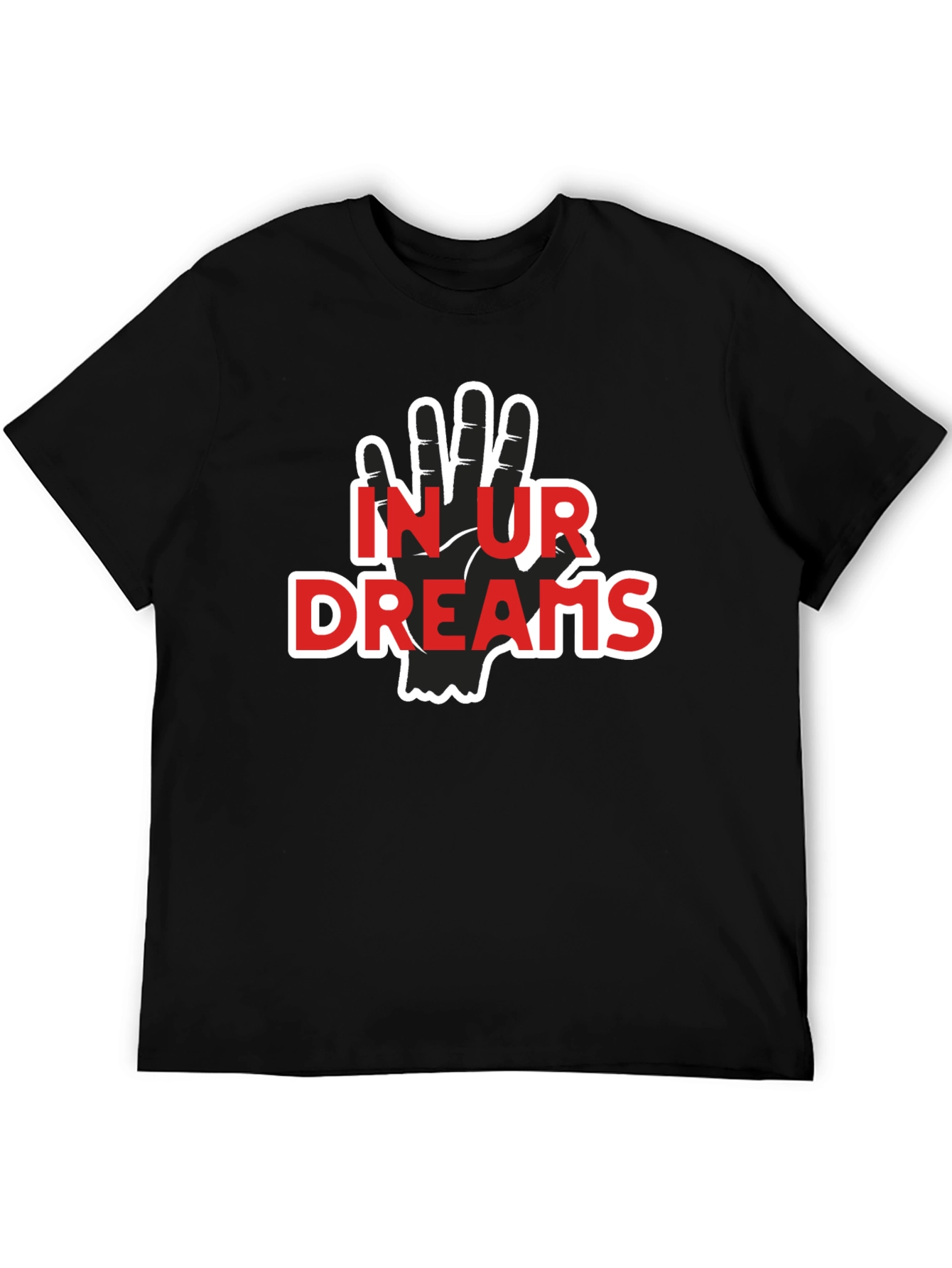 In Ur Dreams T-Shirt Black Cotton Graphic Tee