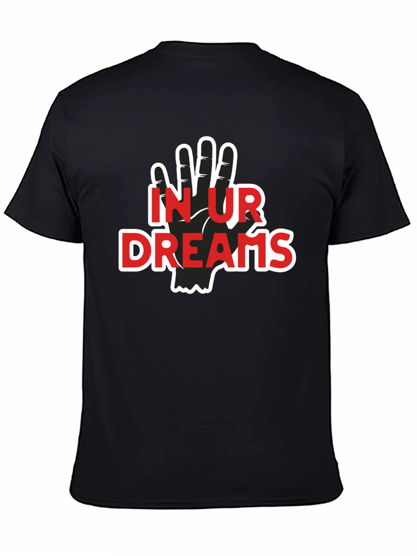 In Ur Dreams T-Shirt Black Cotton Graphic Tee