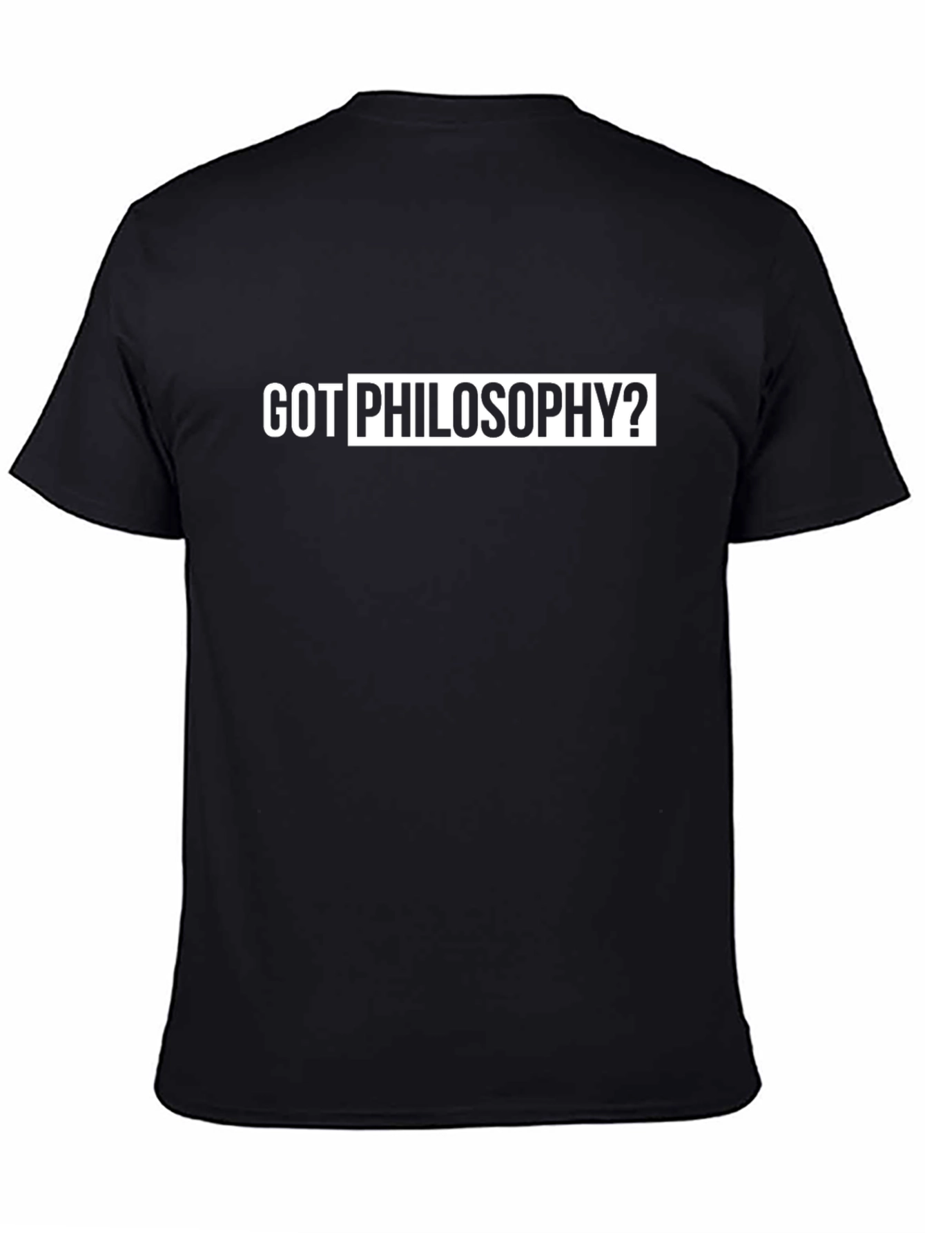 Got Philosophy? Black Graphic Tee