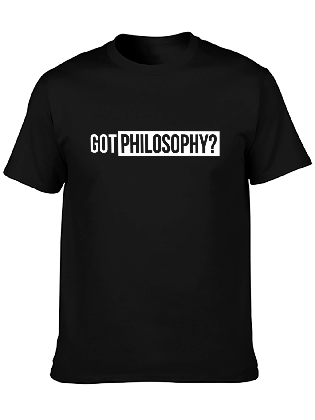 Got Philosophy? Black Graphic Tee