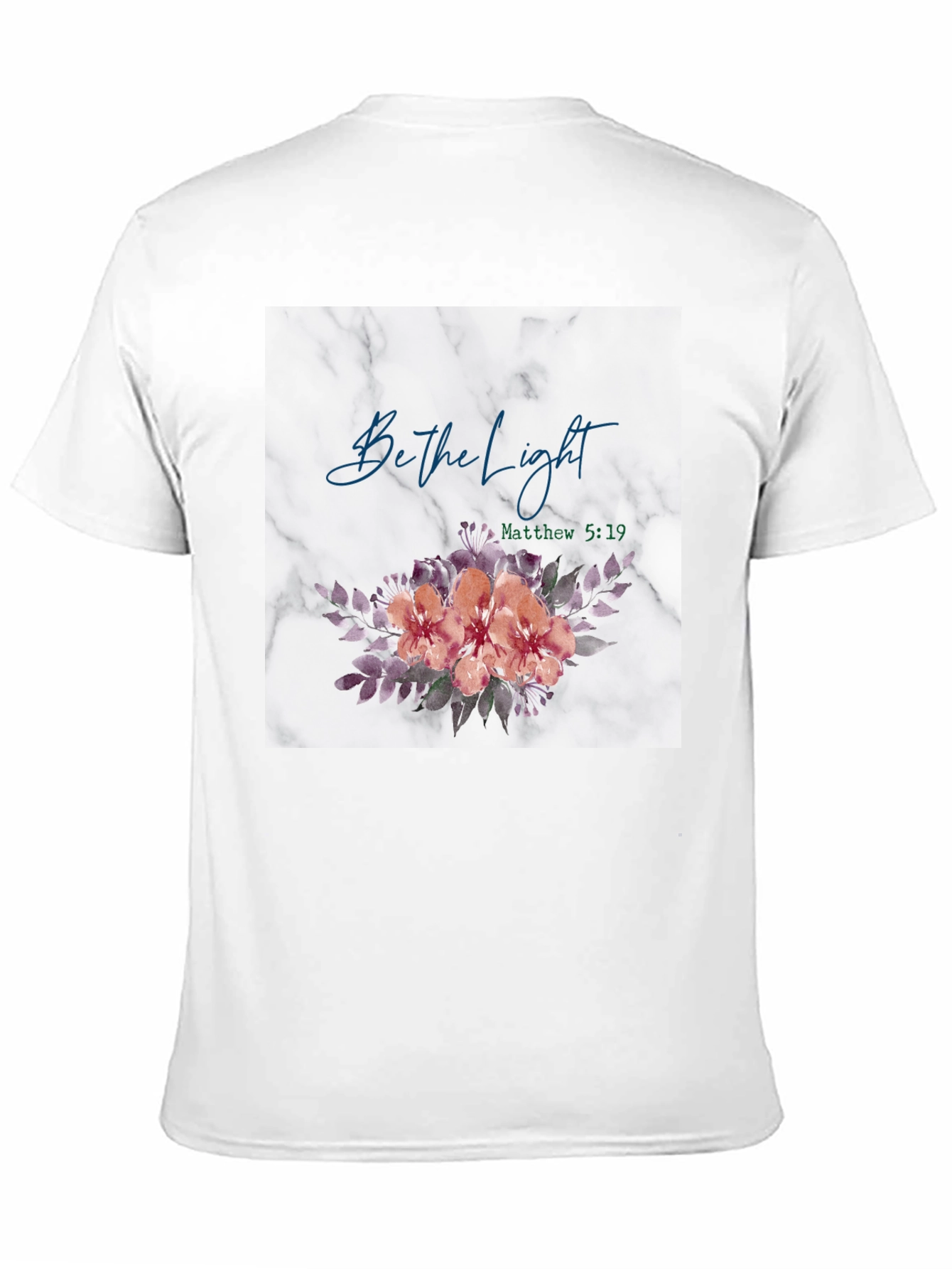 Be the Light Floral Graphic T-Shirt