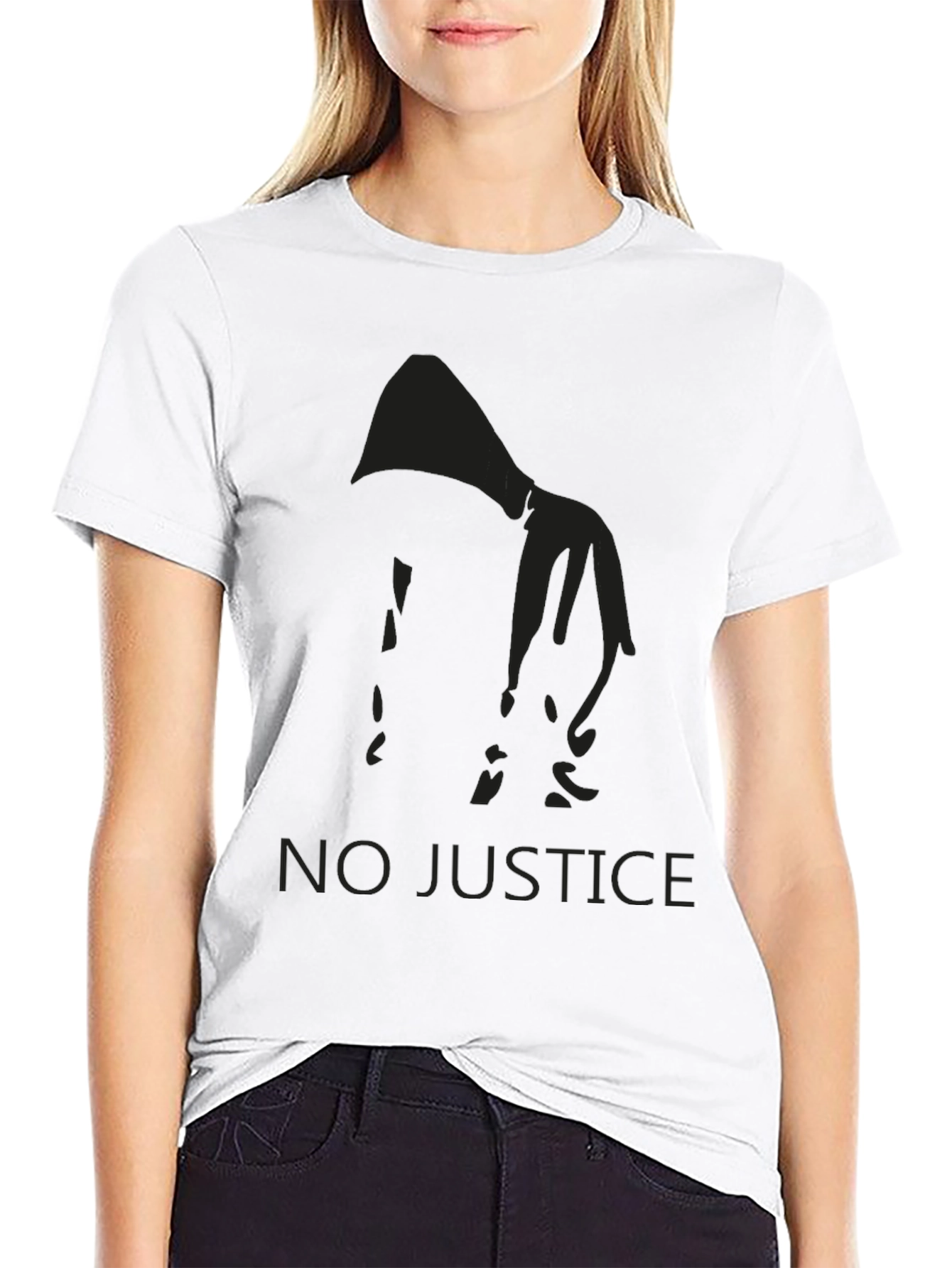 Black No Justice Graphic Tee