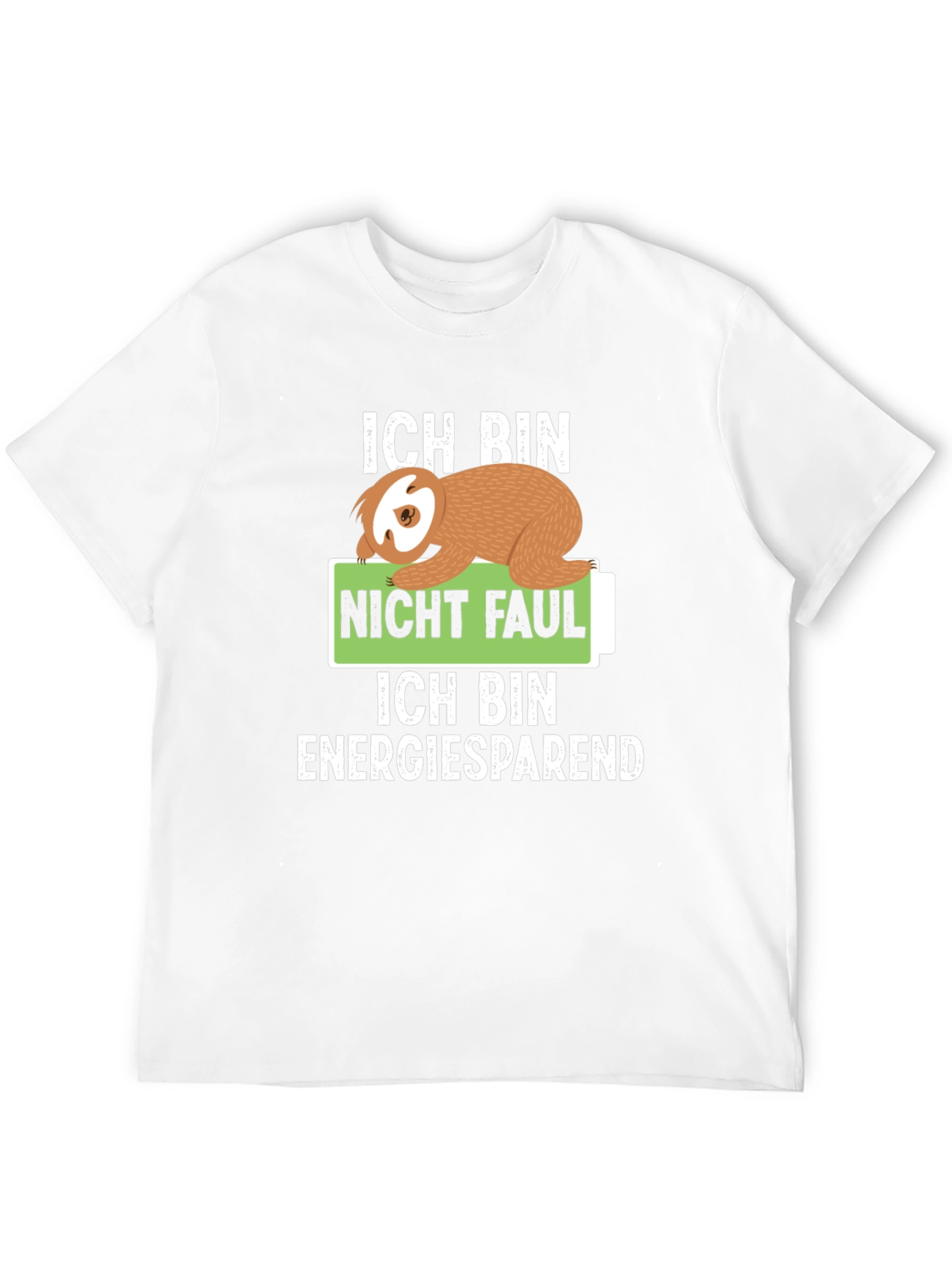 Funny Sloth Lazy Energy Saver T-Shirt