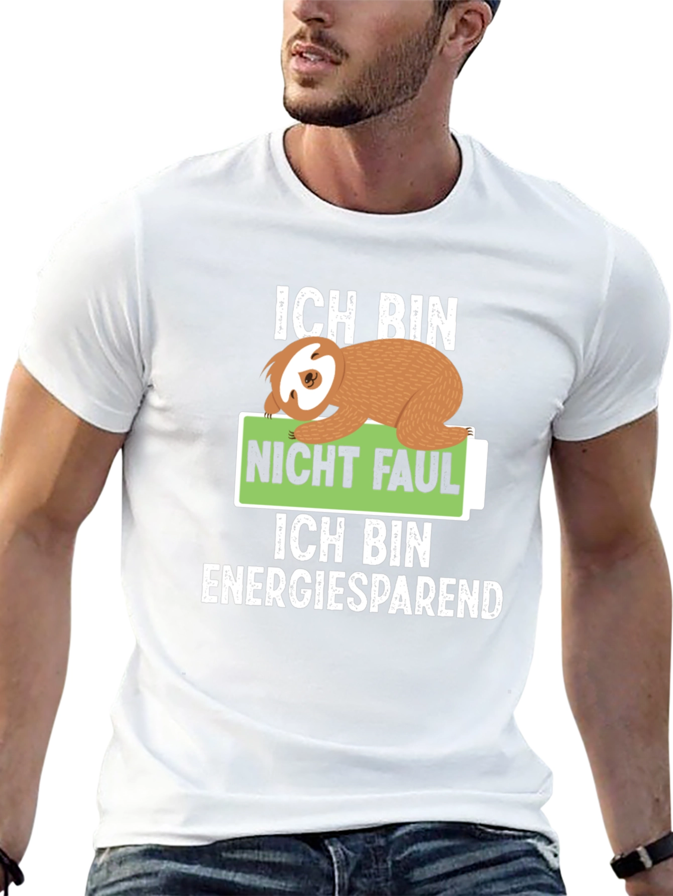 Funny Sloth Lazy Energy Saver T-Shirt