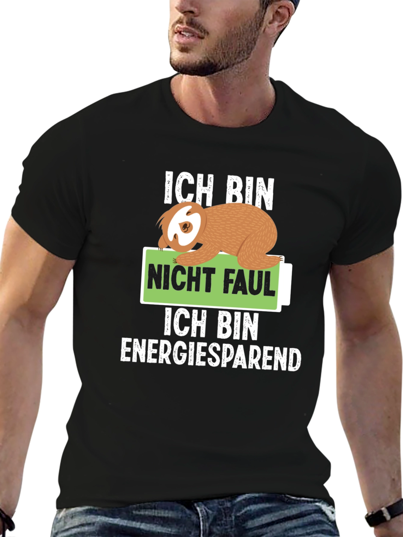 Funny Sloth Lazy Energy Saver T-Shirt