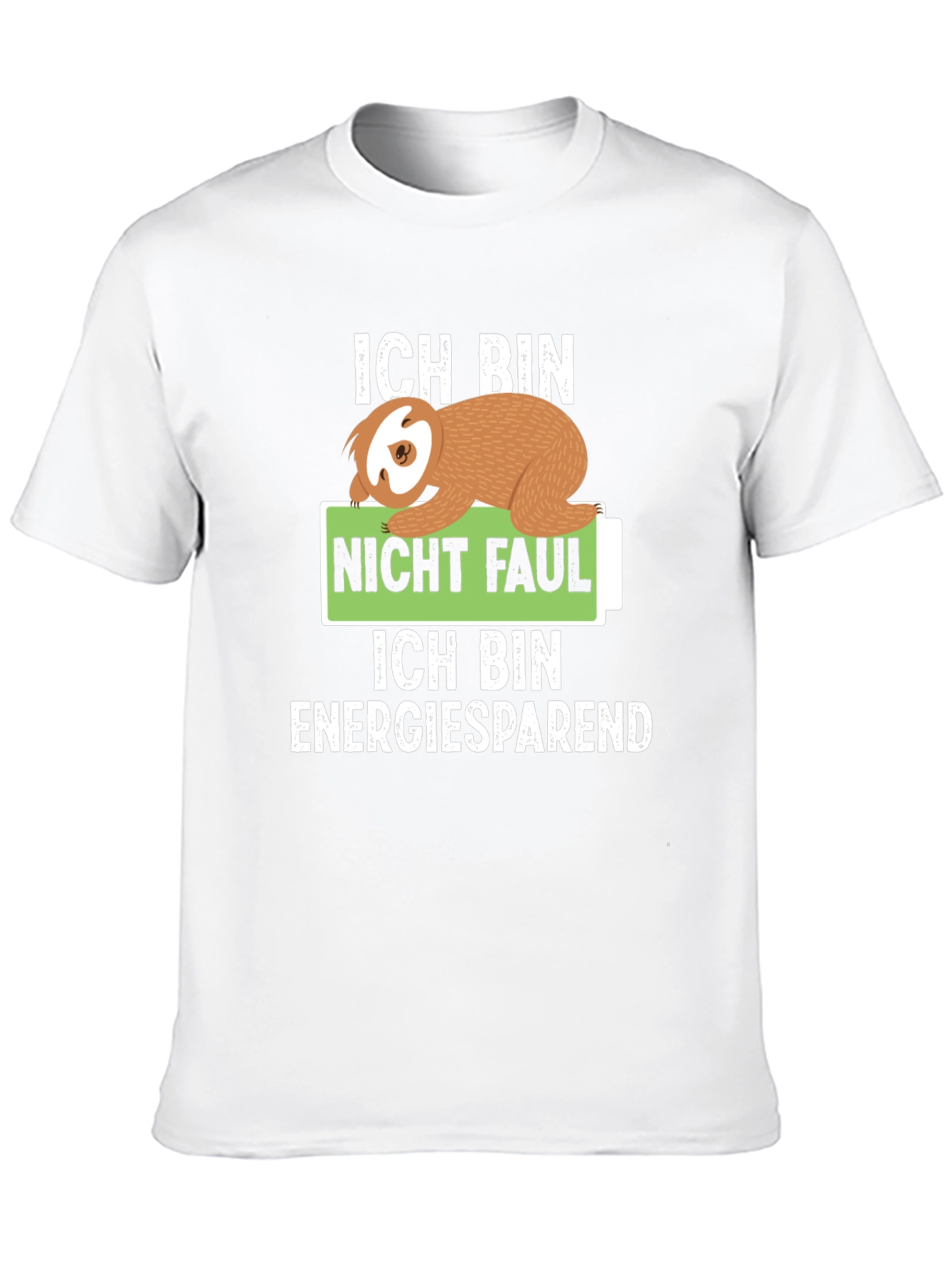 Funny Sloth Lazy Energy Saver T-Shirt