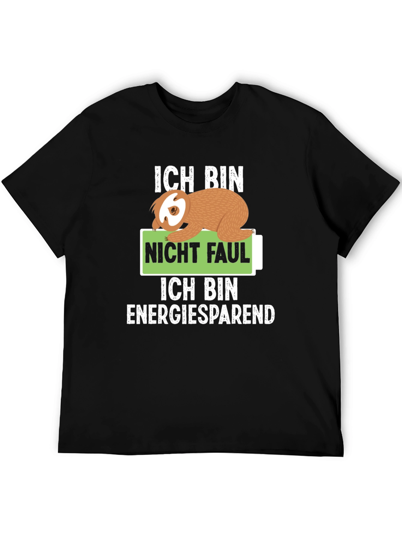 Funny Sloth Lazy Energy Saver T-Shirt