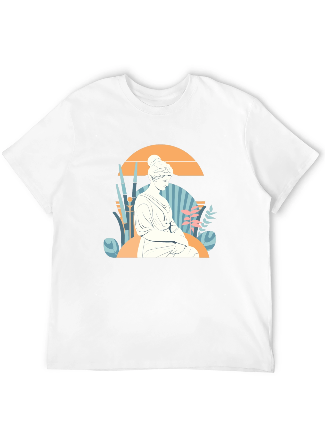 Statue Graphic Tee - Black Unisex T-Shirt
